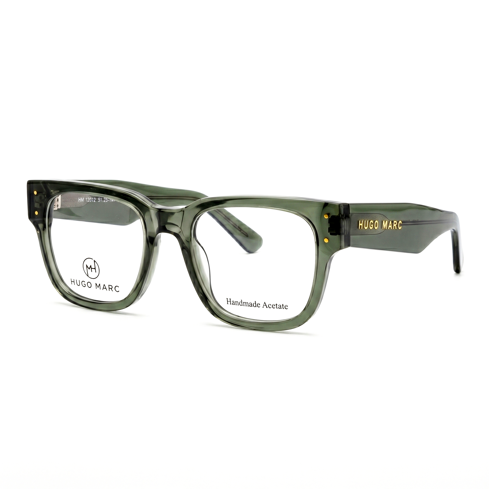 Hugo Marc HM-12012 Square Acetate Eyeglasses - Image 6