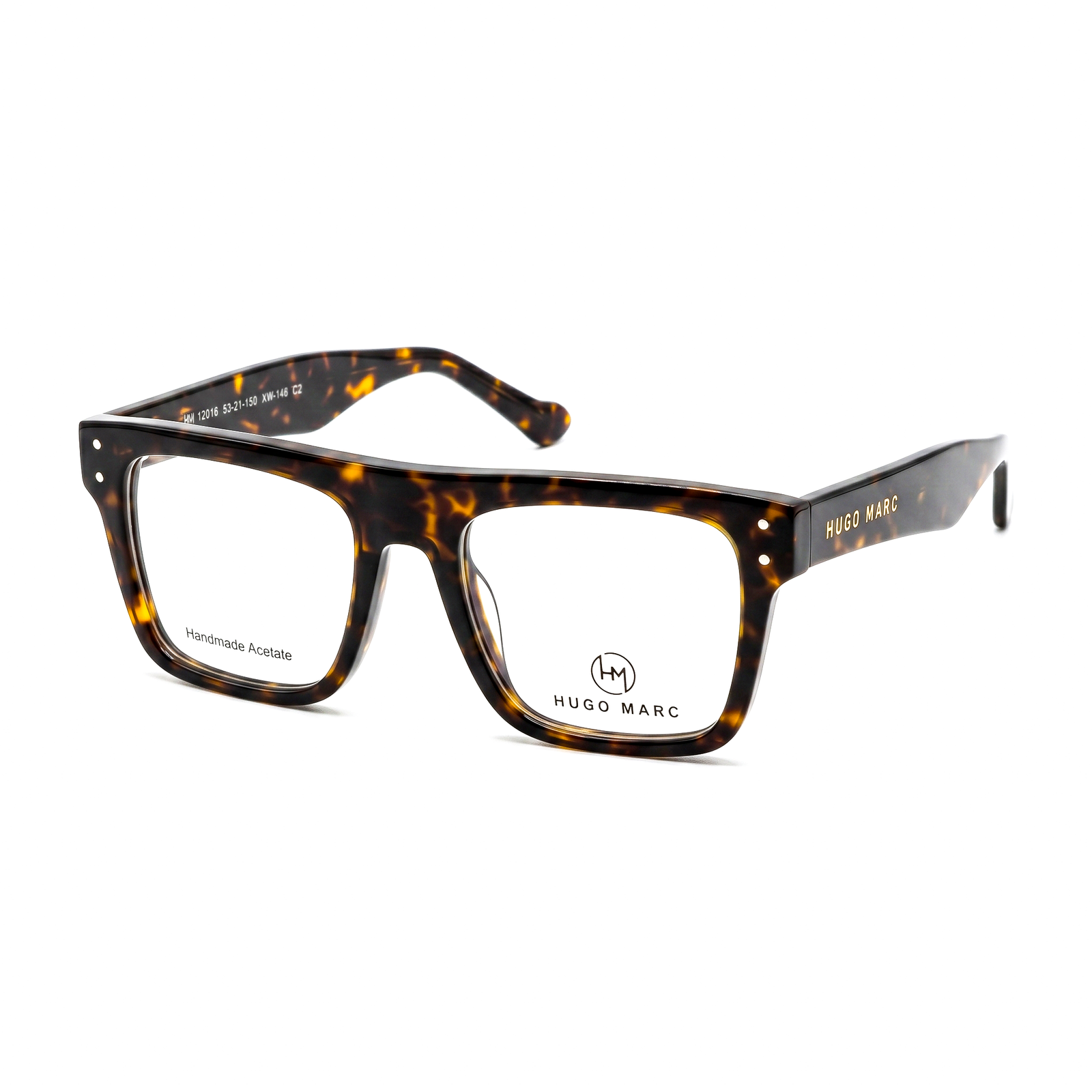 Hugo Marc HM-12016 Premium Square Acetate Eyeglasses - Image 2
