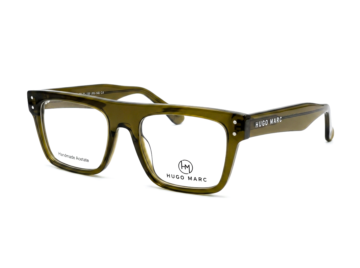 Hugo Marc HM-12016 Premium Square Acetate Eyeglasses - Image 4