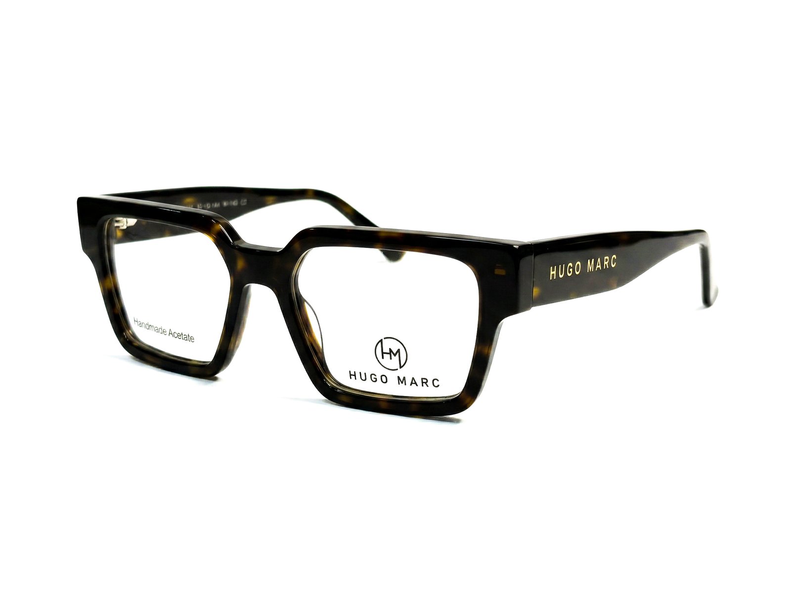 Hugo Marc HM-12017 Premium Geometric Square Acetate Eyeglasses - Image 2