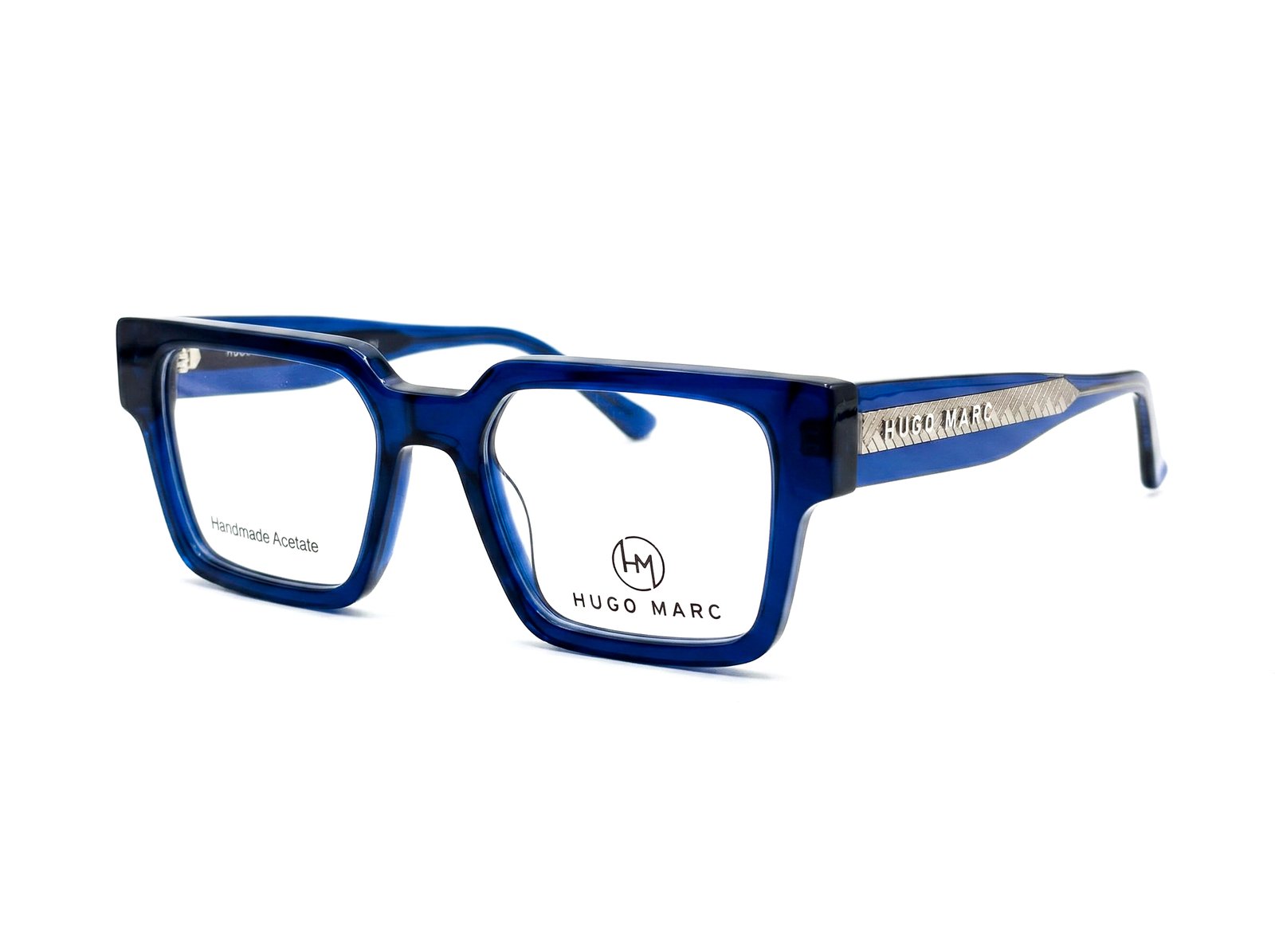 Hugo Marc HM-12017 Premium Geometric Square Acetate Eyeglasses - Image 3