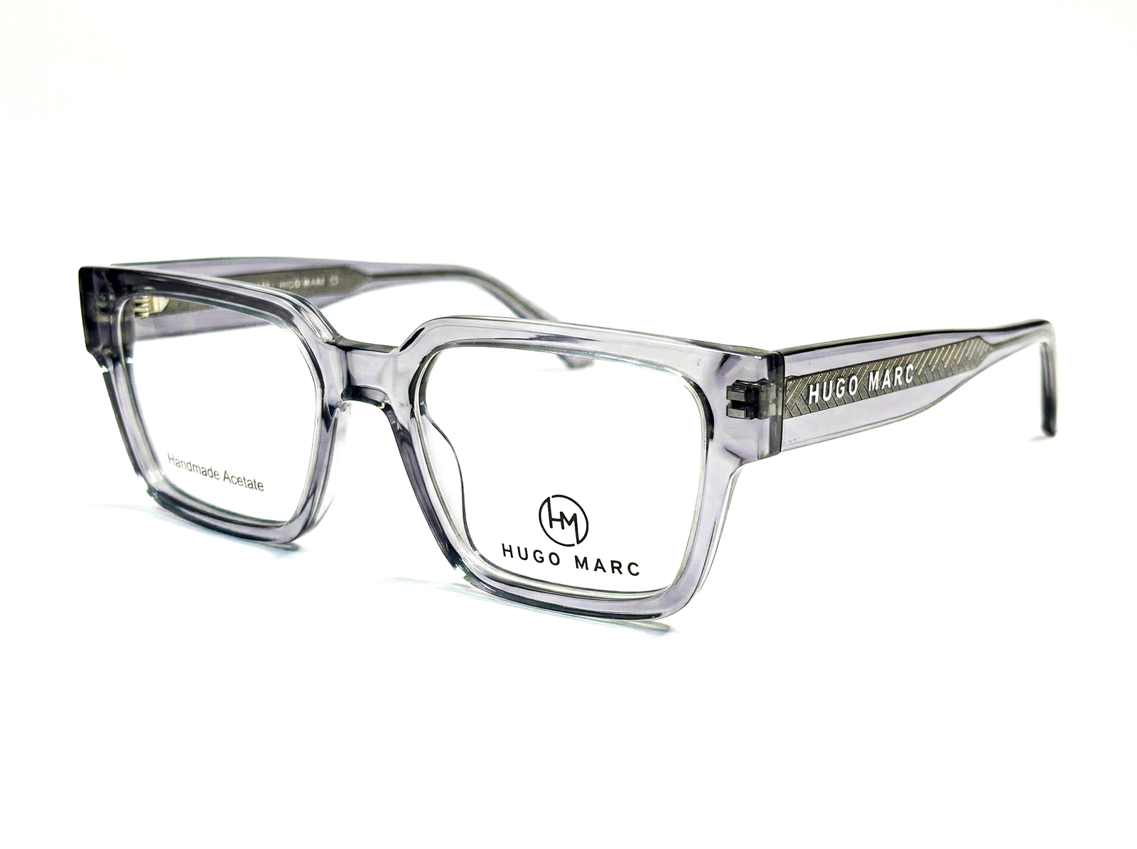 Hugo Marc HM-12017 Premium Geometric Square Acetate Eyeglasses - Image 5