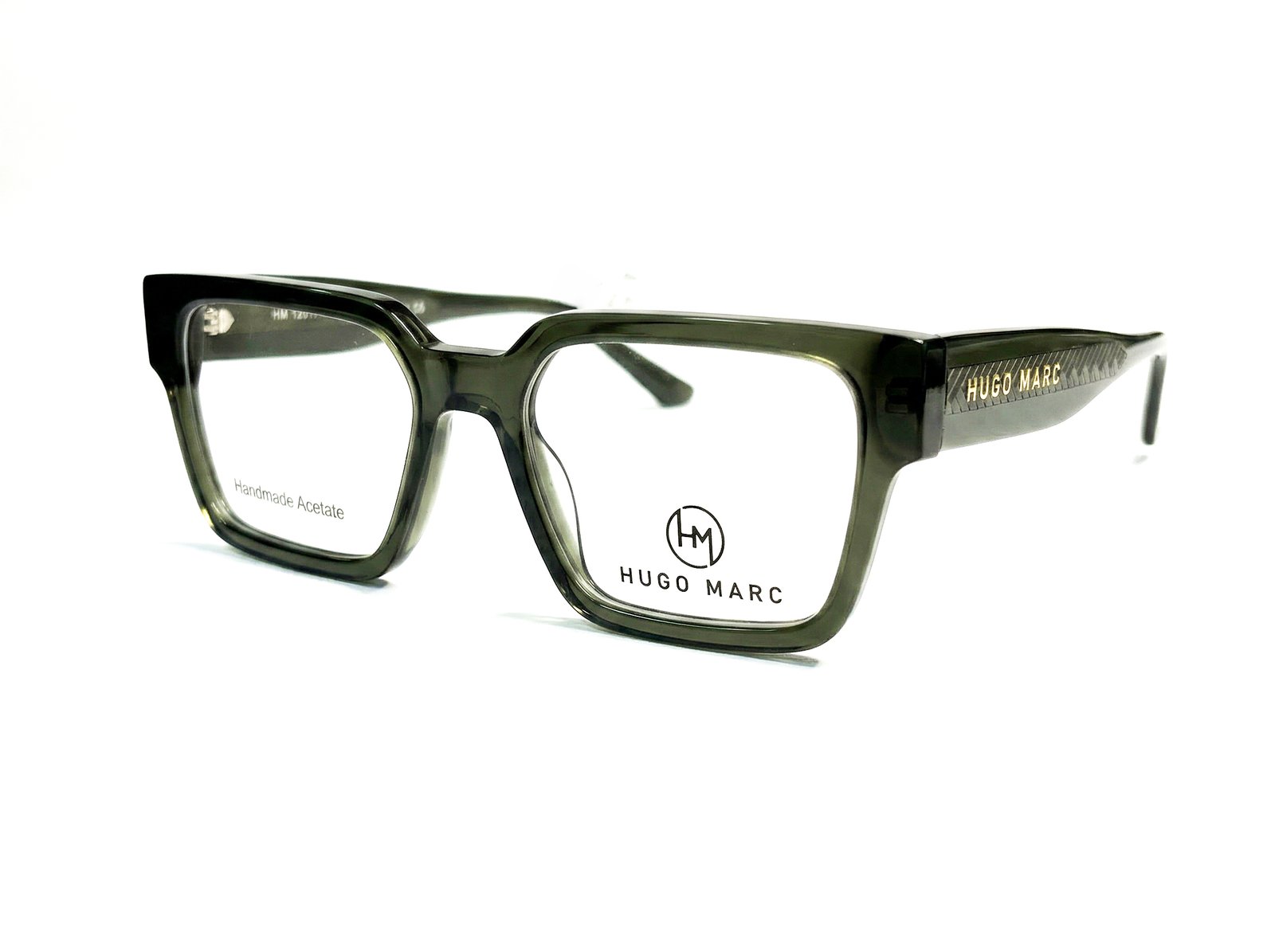 Hugo Marc HM-12017 Premium Geometric Square Acetate Eyeglasses - Image 6