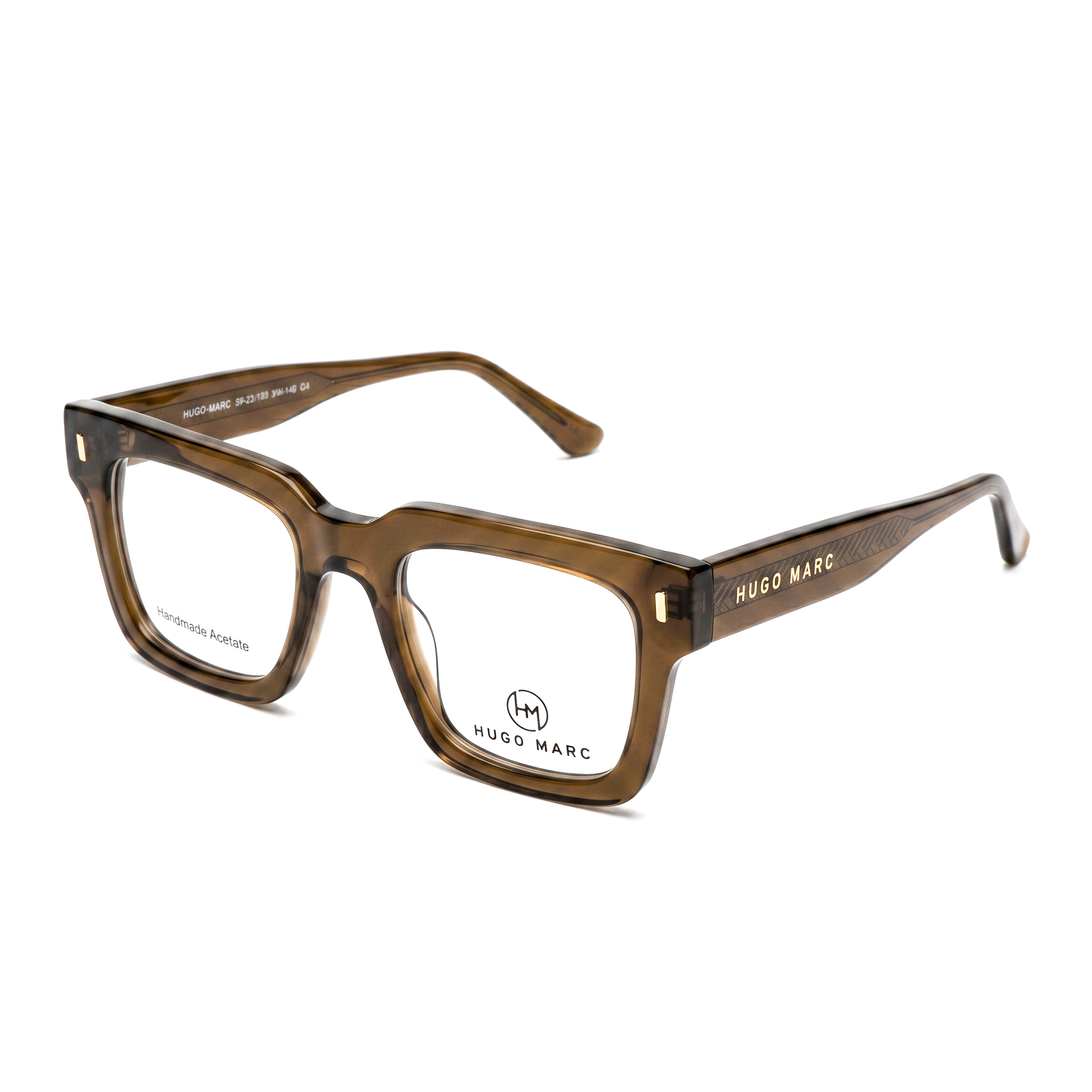 Hugo Marc HM-12018 Premium Square Acetate Eyeglasses - Image 4