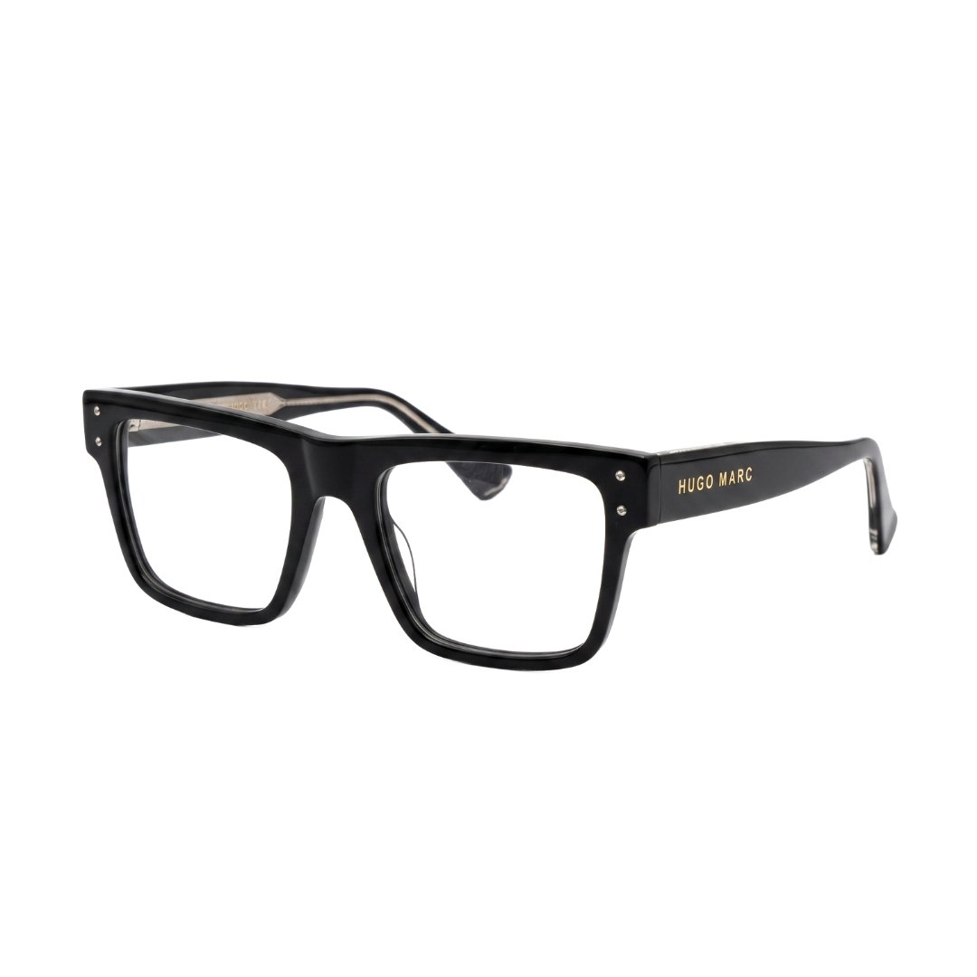 Hugo Marc HM-12020 Premium Oversized Square Acetate Eyeglasses