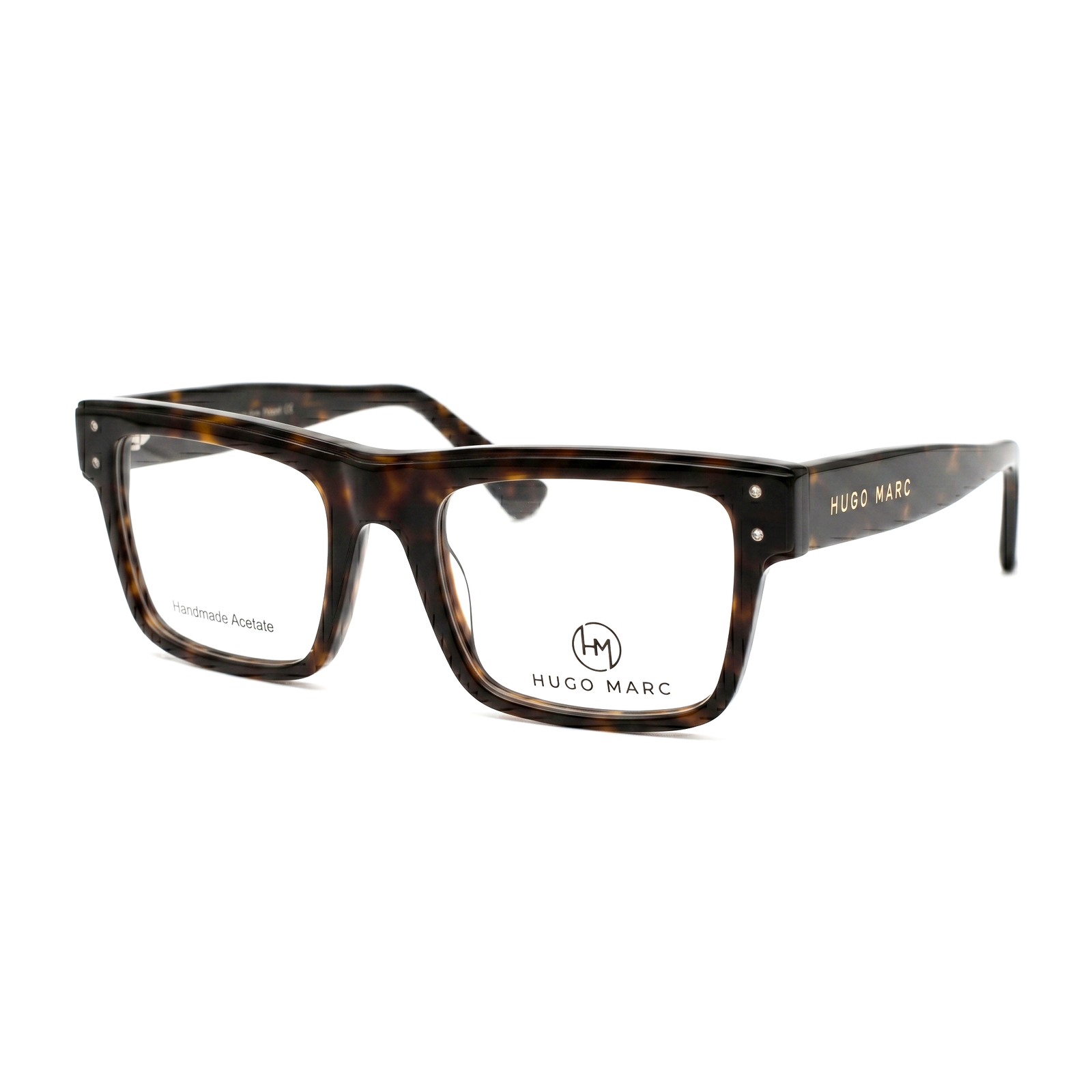 Hugo Marc HM-12020 Premium Oversized Square Acetate Eyeglasses - Image 2