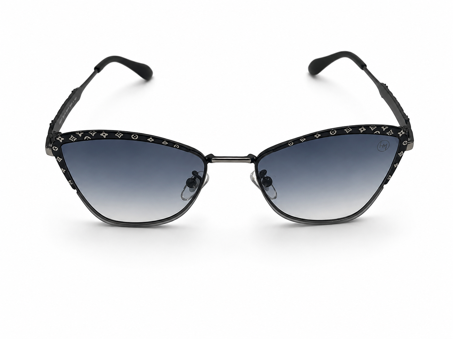 Hugo Marc HM-2696 Premium Cat-Eye Metal Sunglasses - Image 2