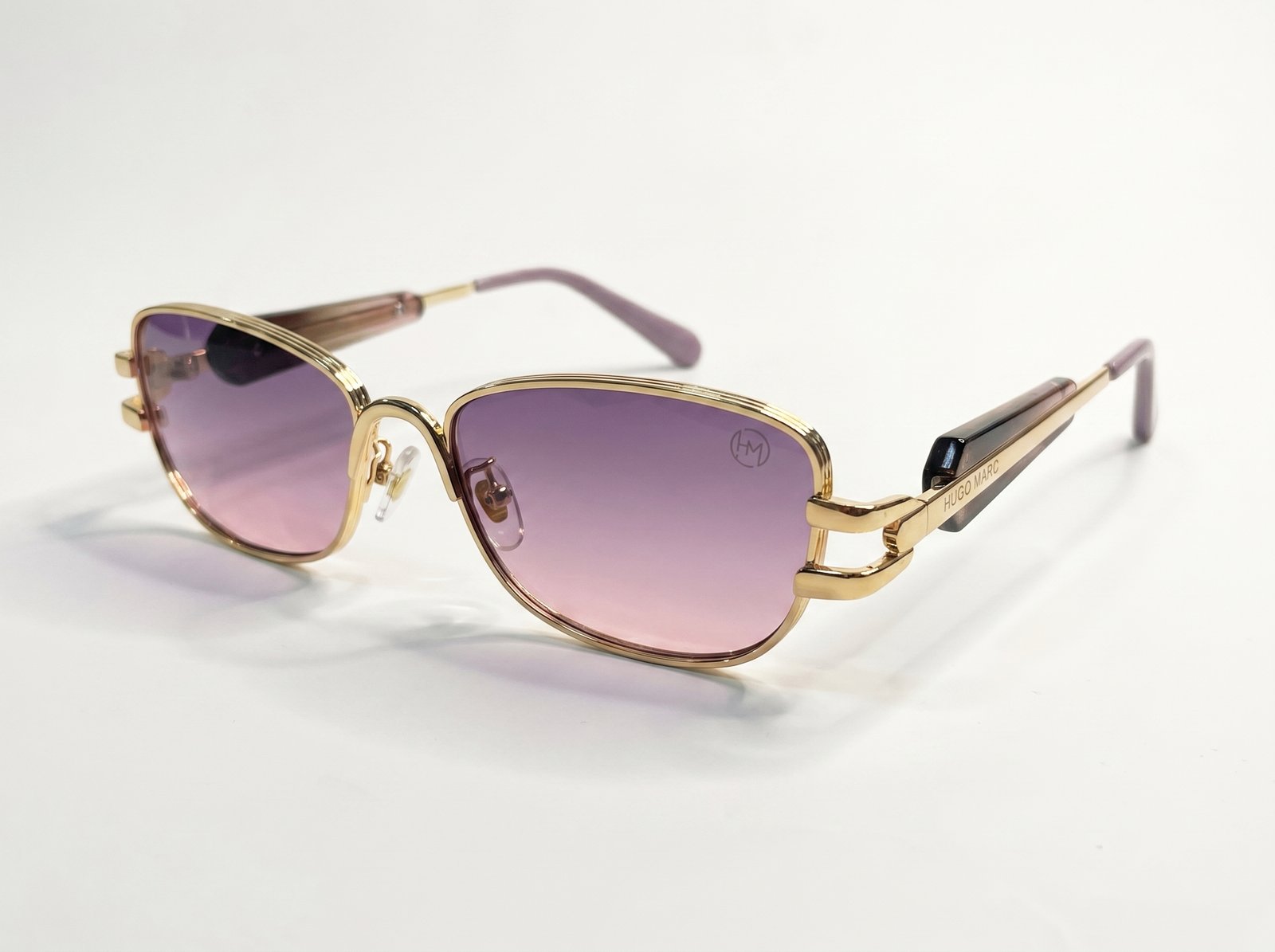 Hugo Marc HM-2714 Luxury Rectangular Sunglasses - Image 4