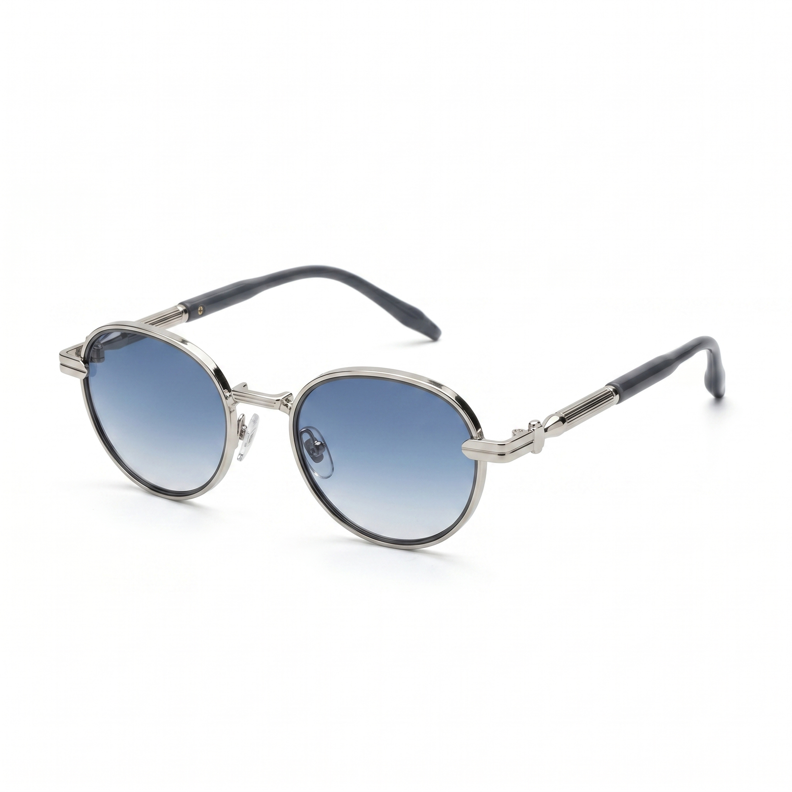 Hugo Marc HM-2770 Vintage Round Metal Sunglasses - Image 3