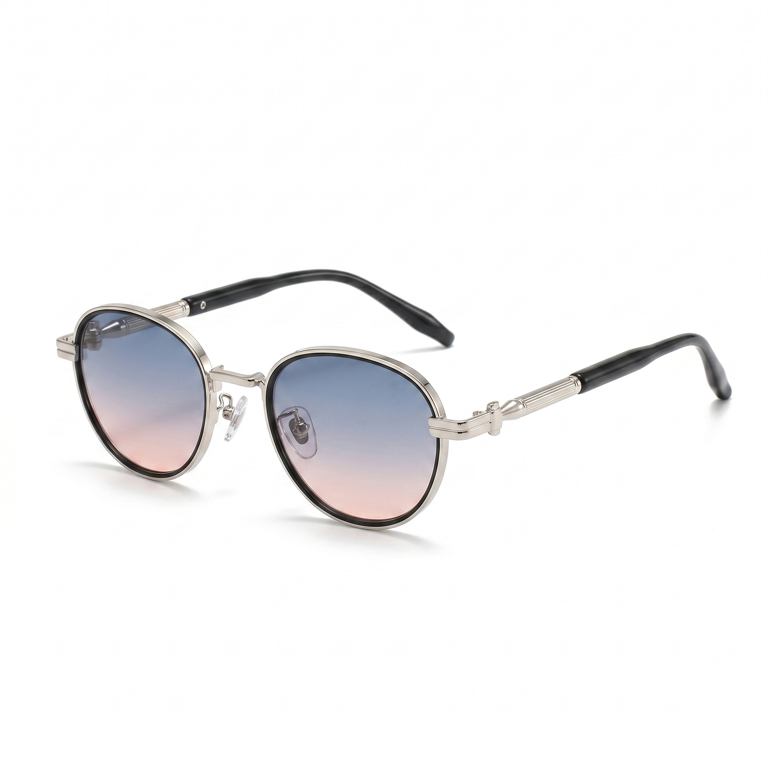 Hugo Marc HM-2770 Vintage Round Metal Sunglasses - Image 4