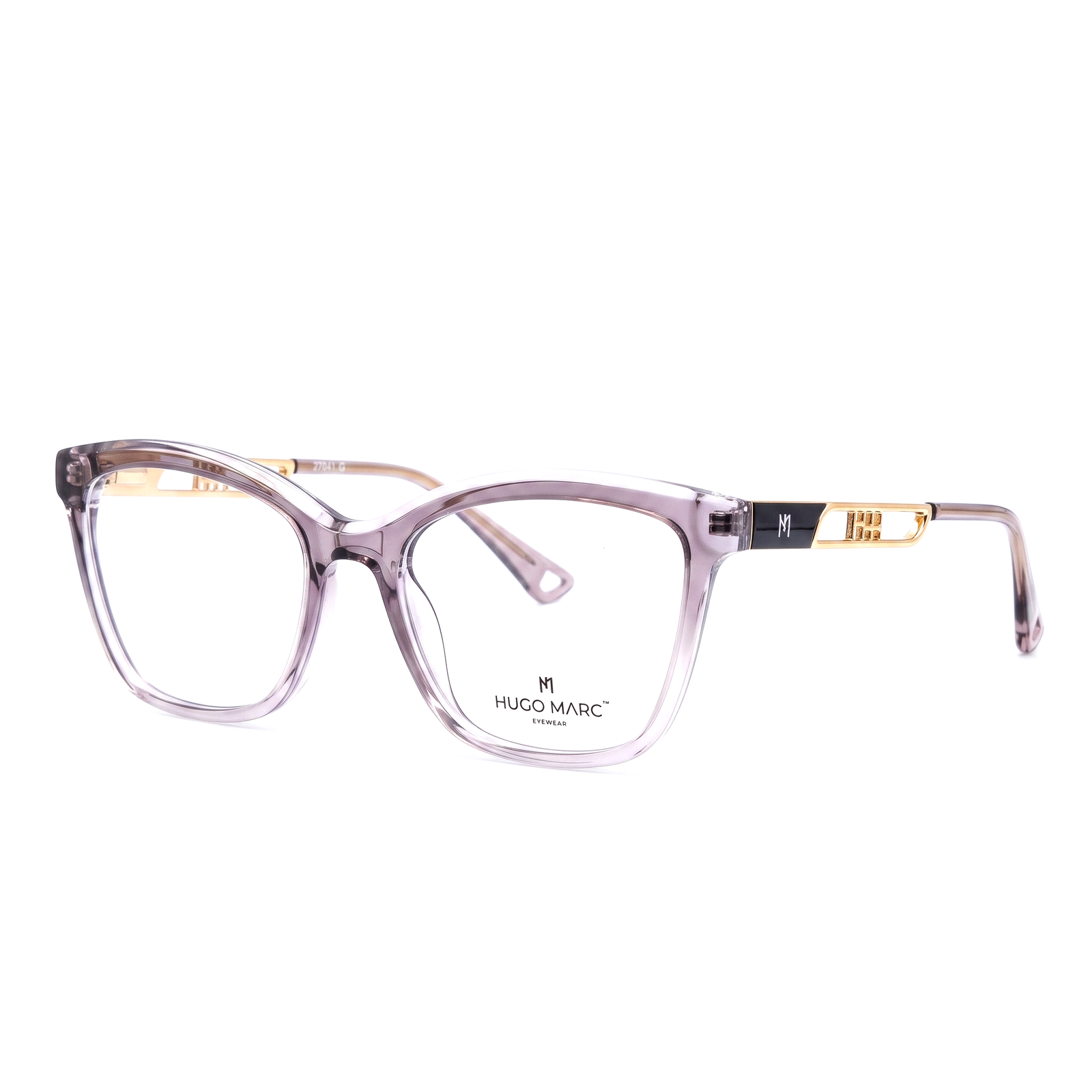 Hugo Marc HM-27041 Premium Full-Rim Cat-Eye Acetate Eyeglasses for Women