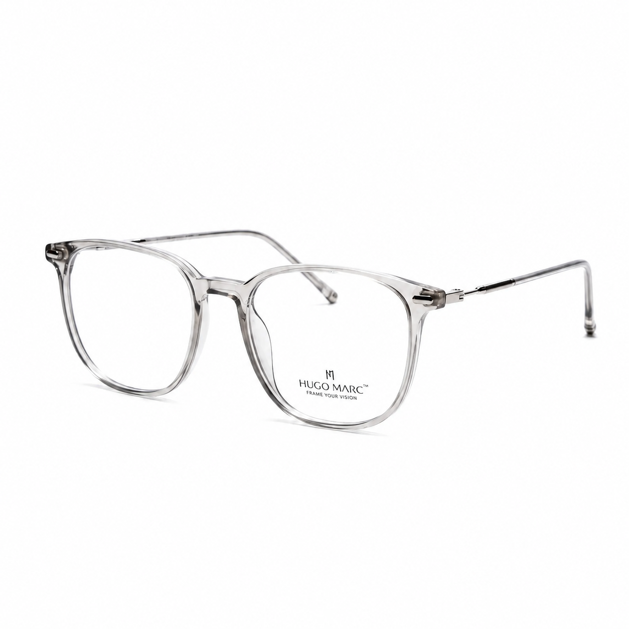 Hugo Marc HM-52601 Premium Lightweight Square Eyeglasses for Men & Women