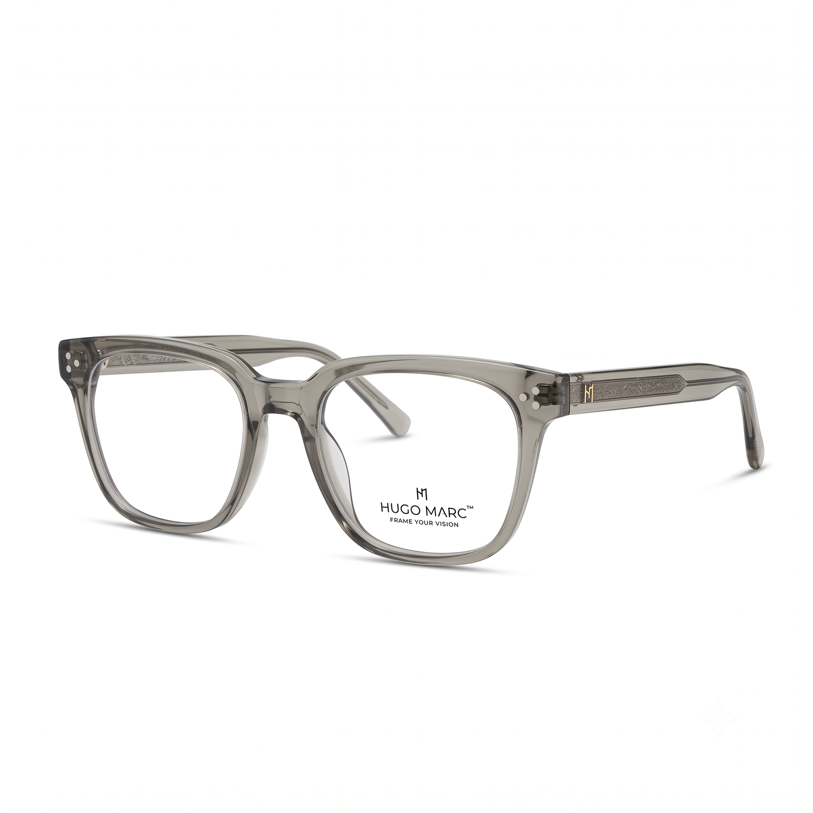 Hugo Marc HM-52609 Premium Lightweight Square Eyeglasses for Men & Women