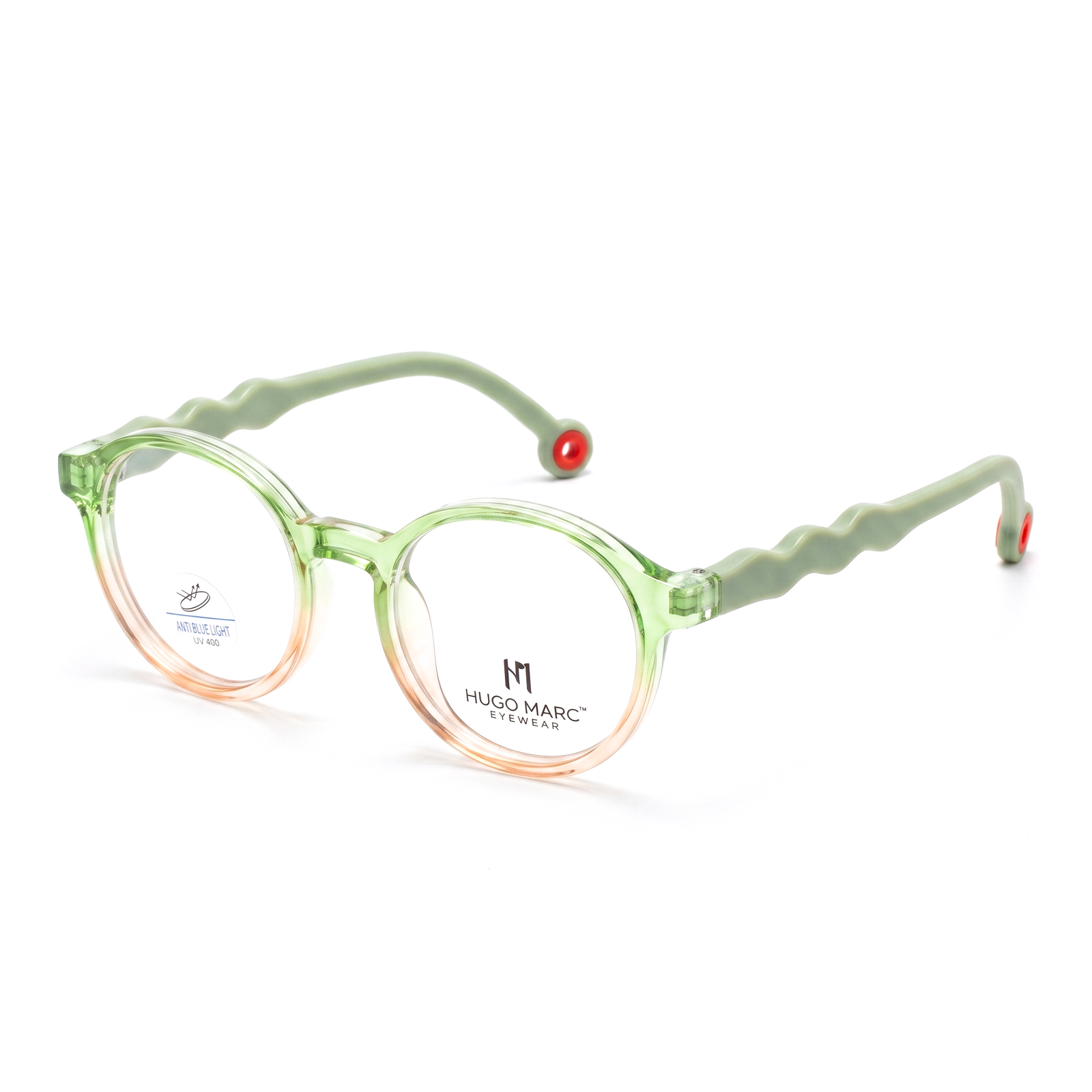 Hugo Marc HM-7059 Kids Round TR90 Optical Eyeglass Frame (46-16-121)