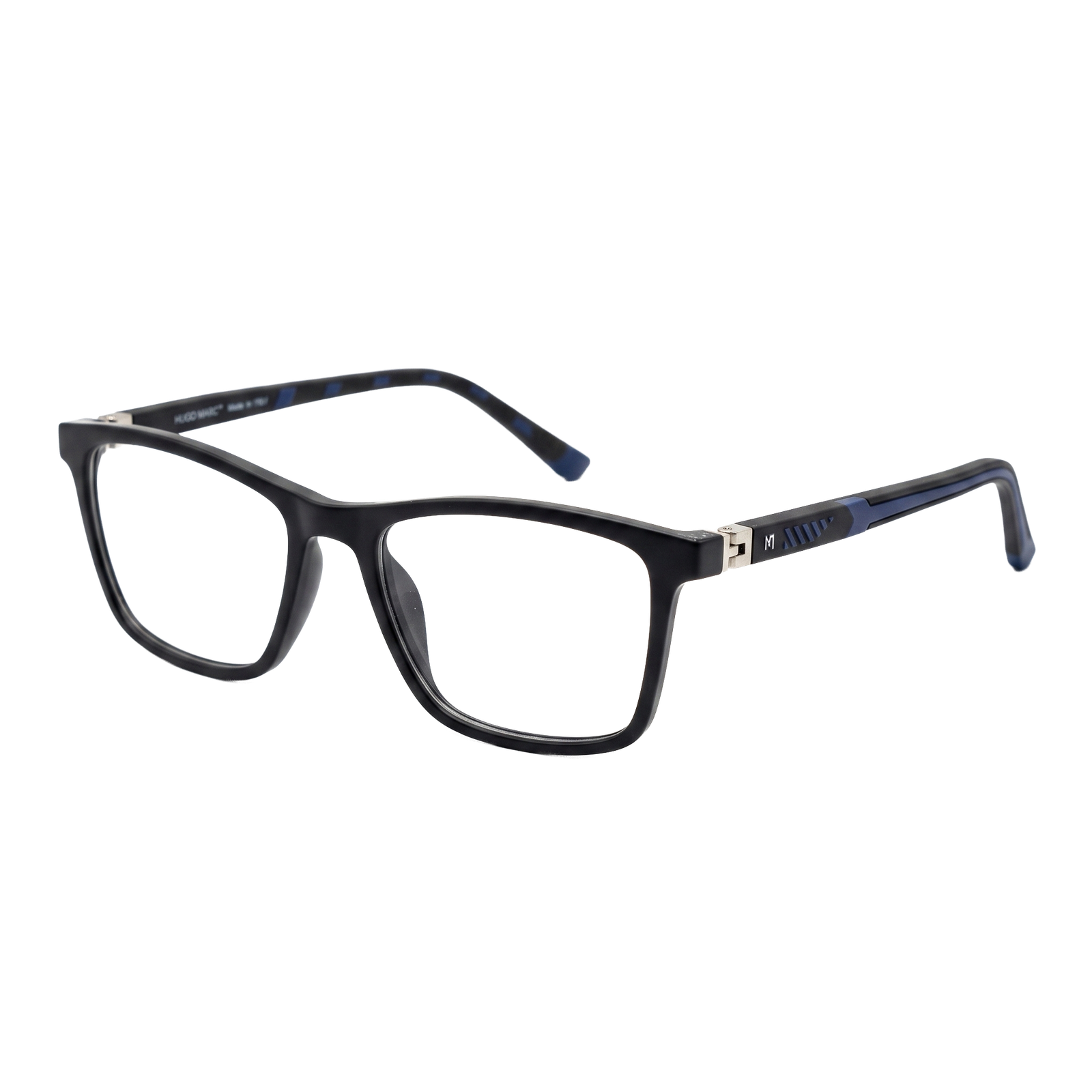 Hugo Marc HM-1515 Premium Unisex Square Eyeglasses | Lightweight Full-Rim Optical Frame