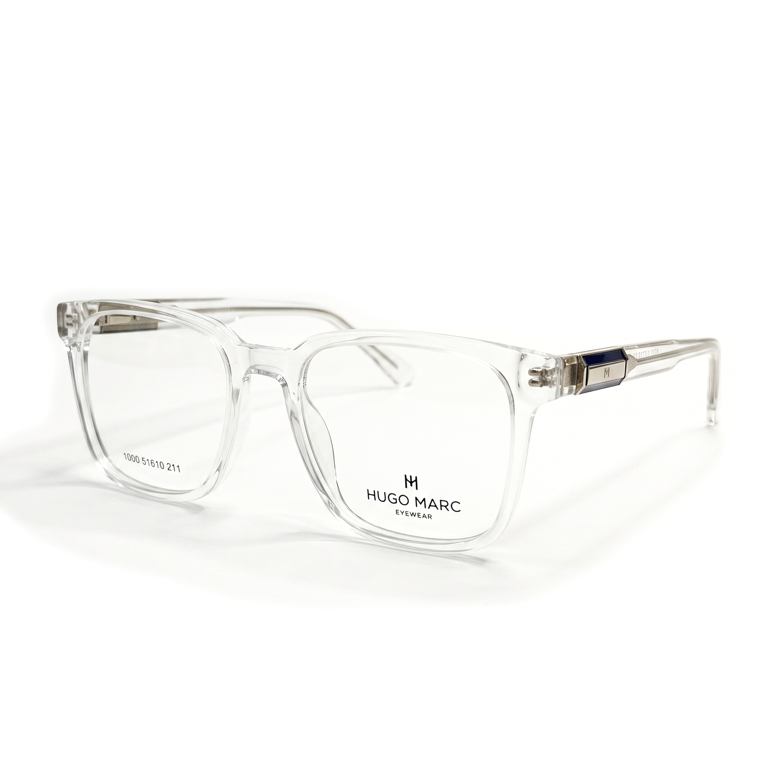 Hugo Marc HM-1538 Premium Square Full Rim Eyeglasses for Men & Women