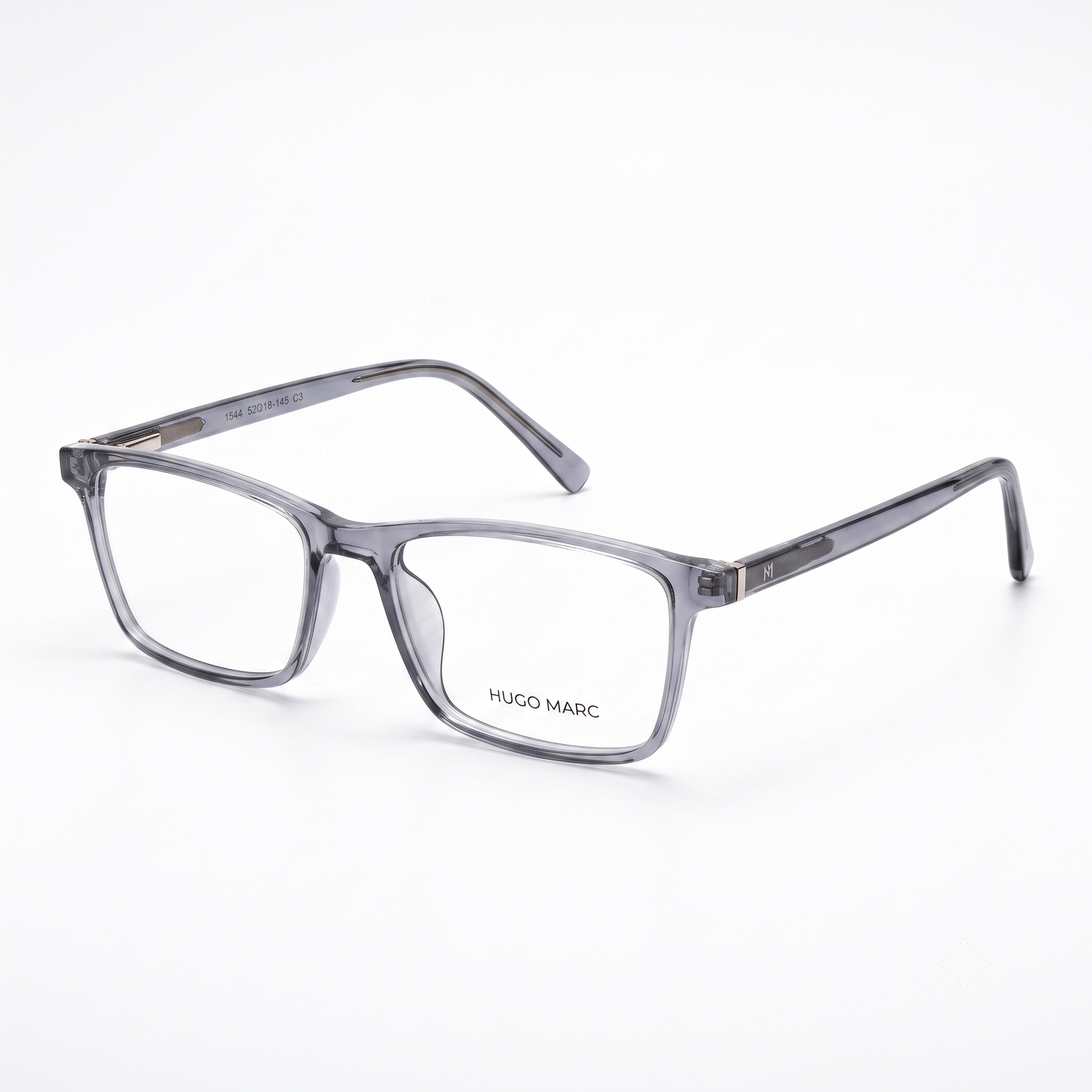 Hugo Marc HM-1544 Premium Square Full-Rim Eyeglass Frame for Men & Women - Image 4