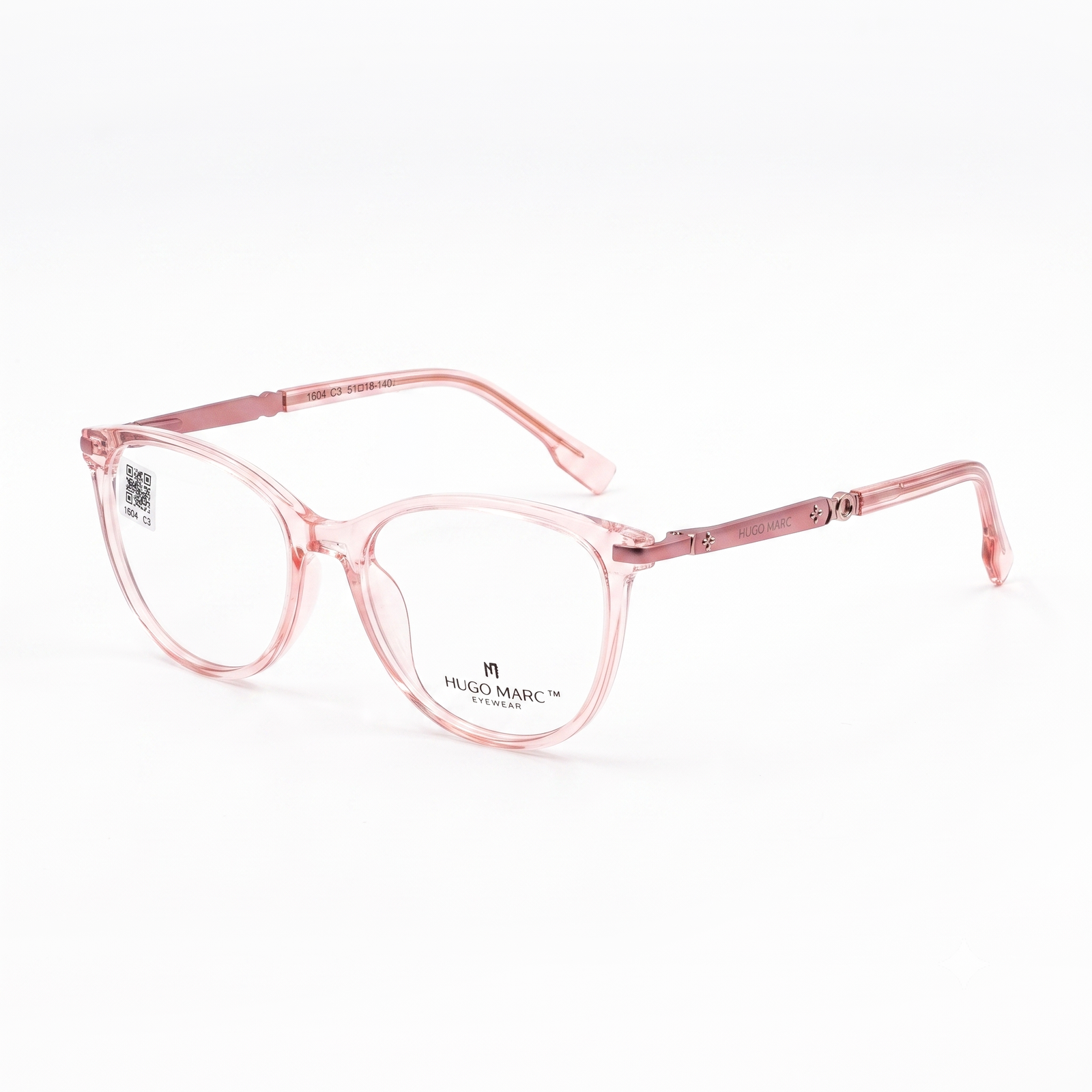 HUGO MARC HM-1604 Full Rim Cat-Eye Eyeglass Frame for Women