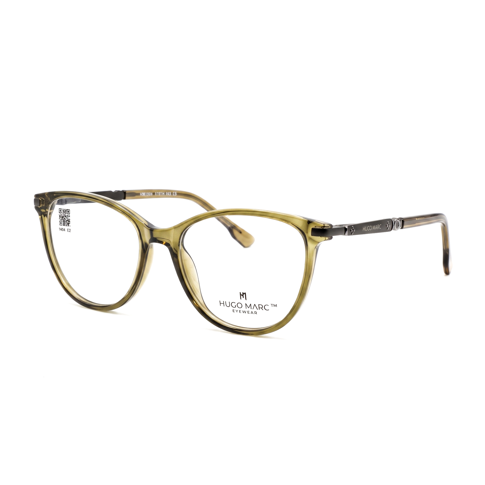 HUGO MARC HM-1604 Full Rim Cat-Eye Eyeglass Frame for Women