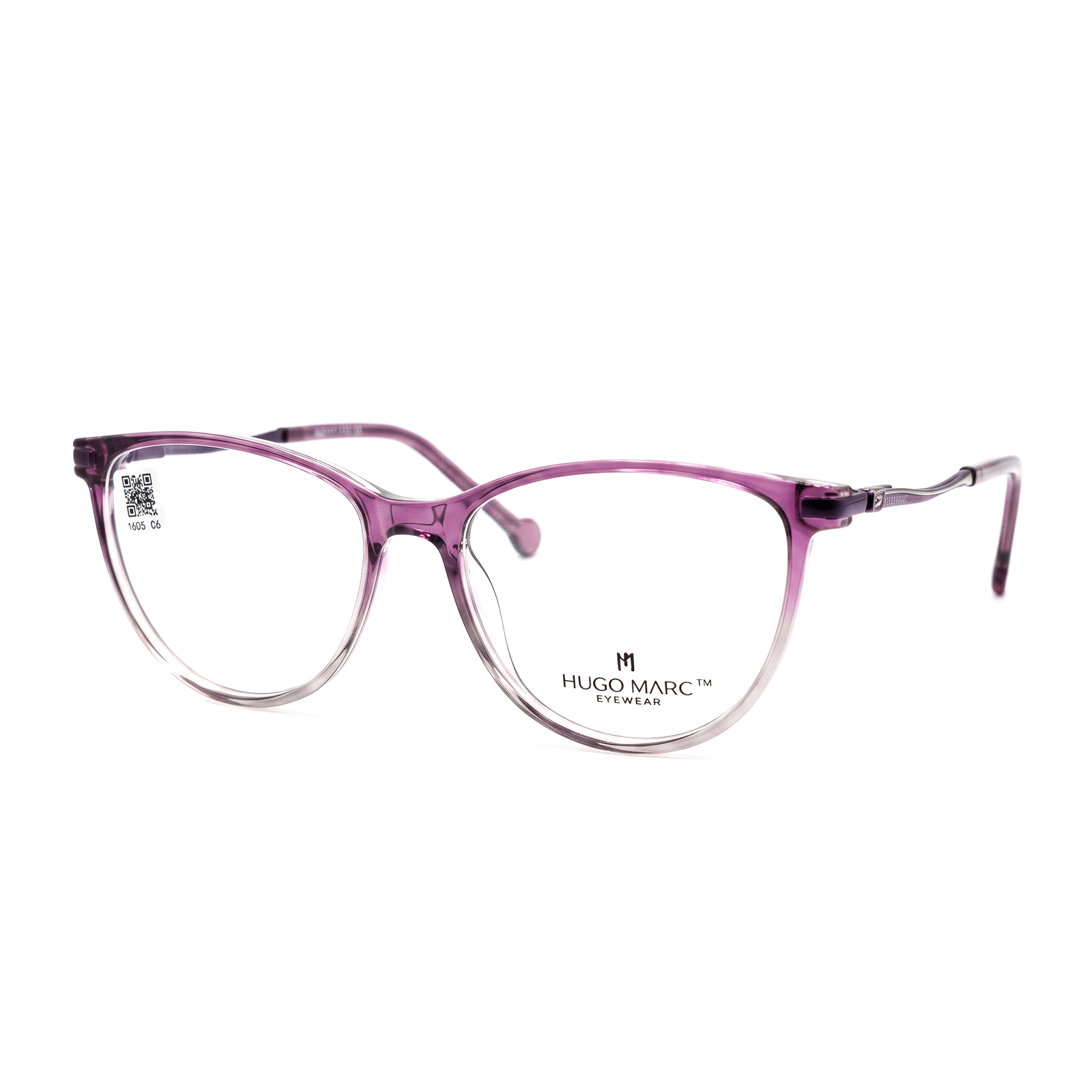 HUGO MARC HM-1605 Full Rim Cat-Eye Eyeglass Frame for Women