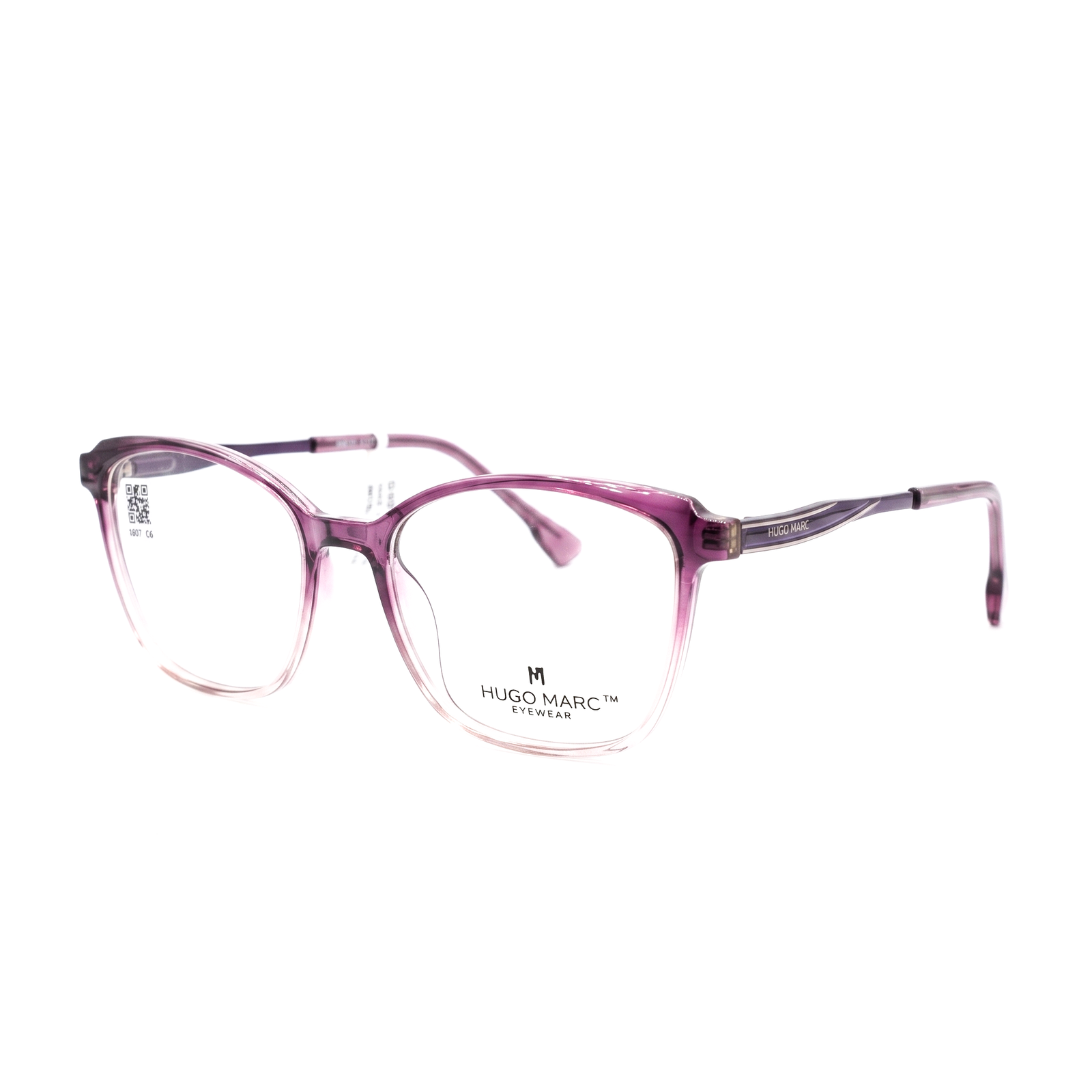 HUGO MARC HM-1607 Full Rim Square Eyeglass Frame for Women