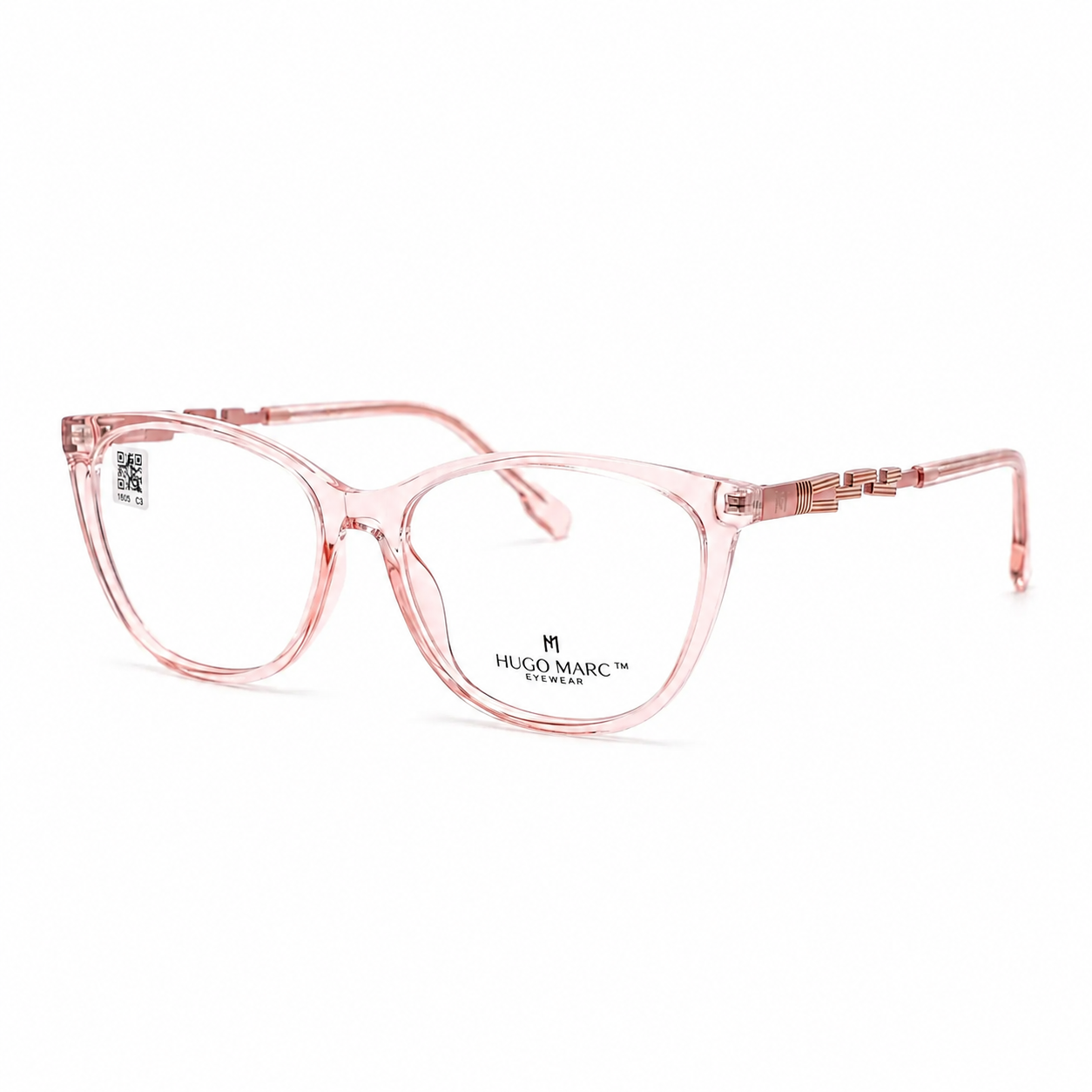 HUGO MARC HM-1609 Full Rim Cat-Eye Eyeglass Frame for Women