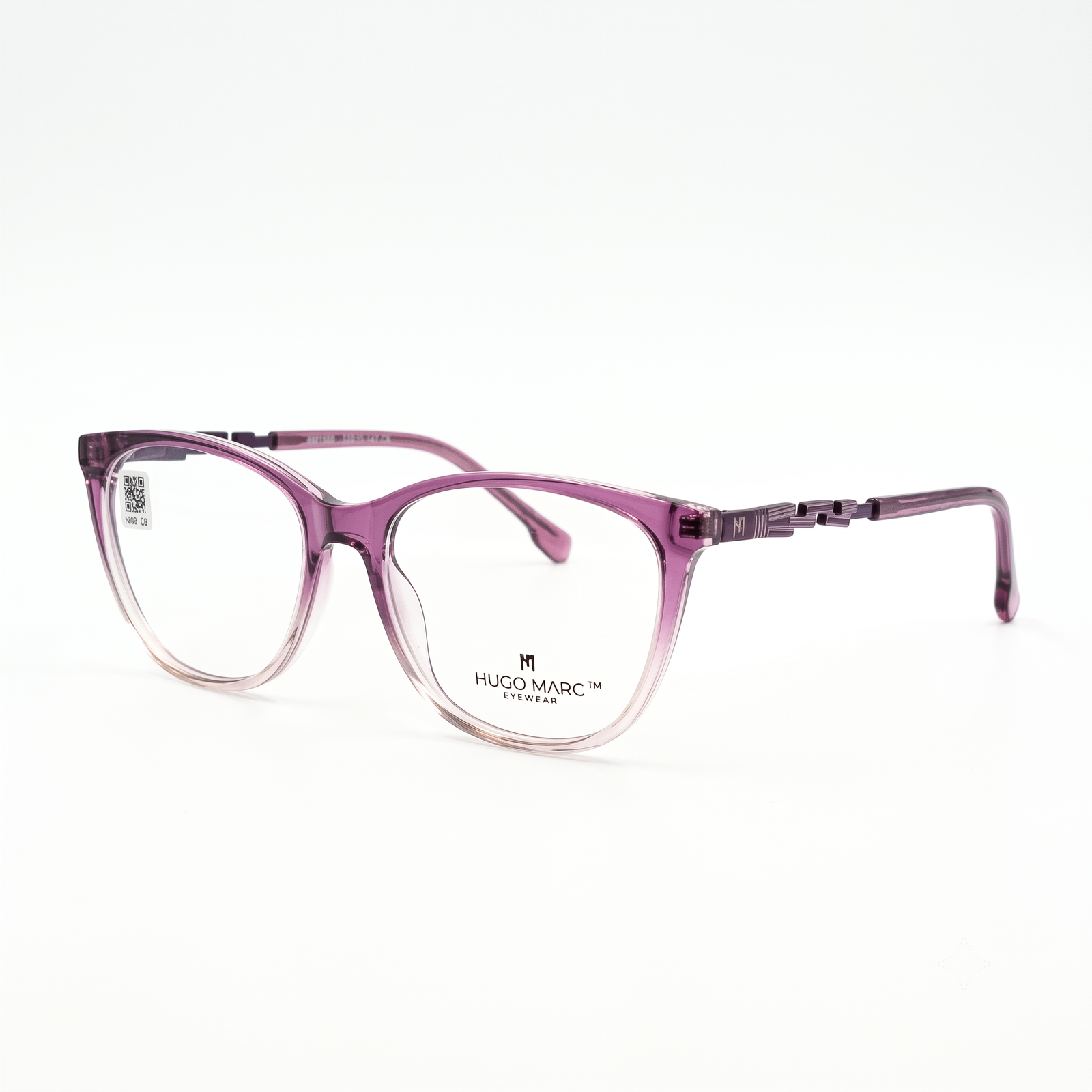 HUGO MARC HM-1609 Full Rim Cat-Eye Eyeglass Frame for Women