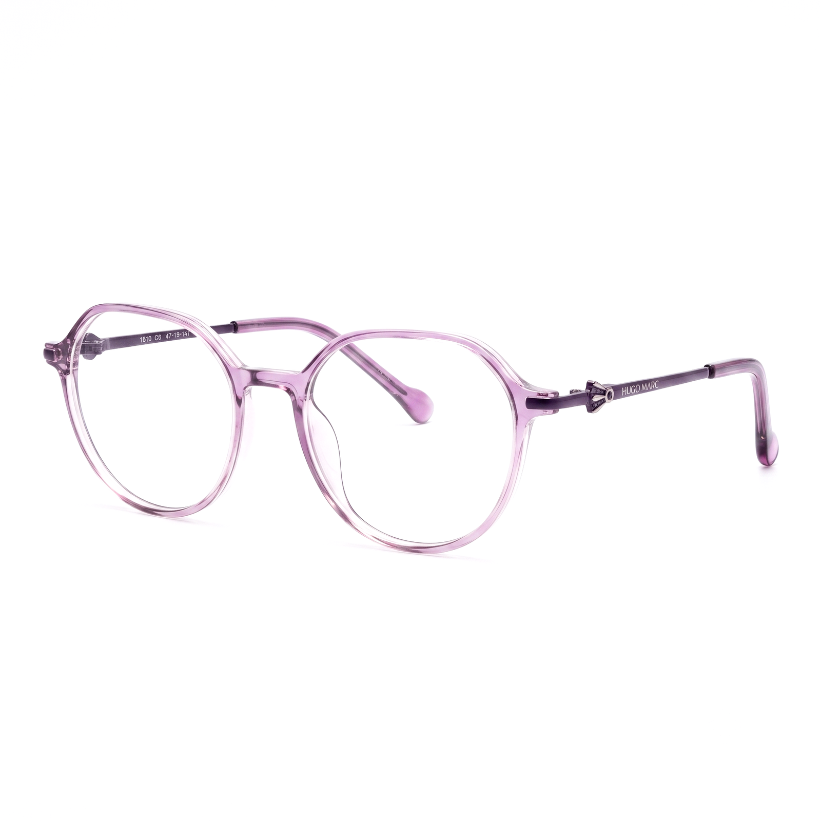 HUGO MARC HM-1610 Full Rim Geometric Eyeglass Frame for Women