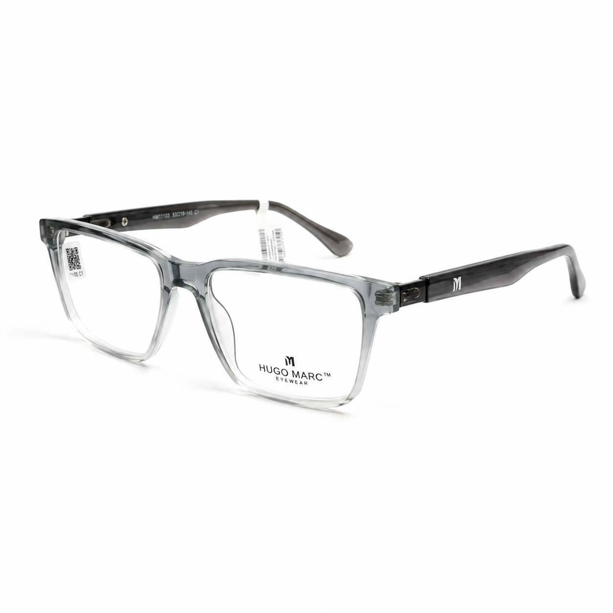 HUGO MARC HM-1612 Full Rim Rectangular Eyeglass Frame for Men