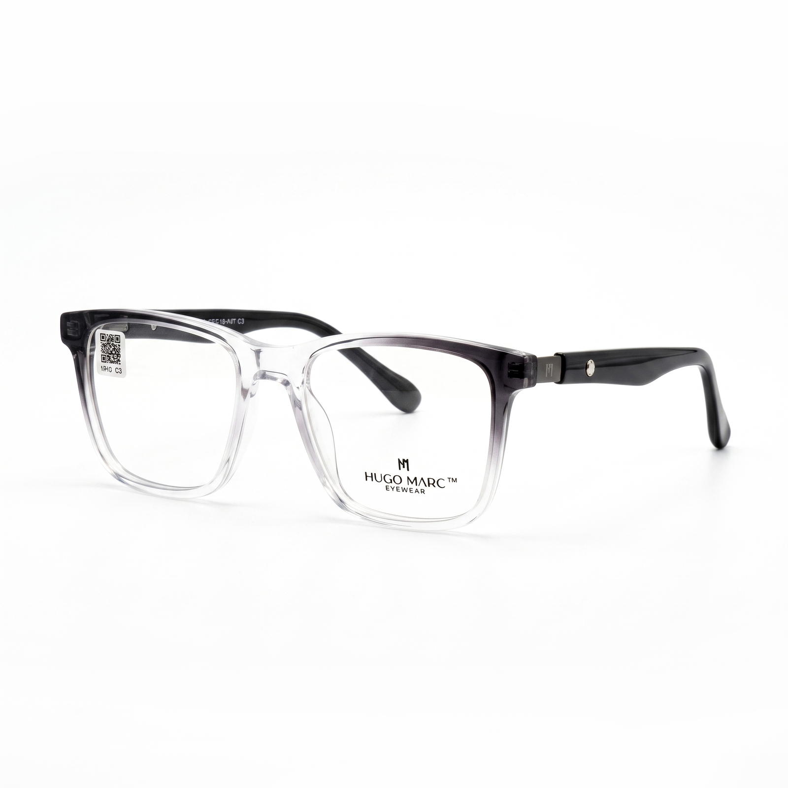HUGO MARC HM-1613 Full Rim Rectangular Eyeglass Frame for Men