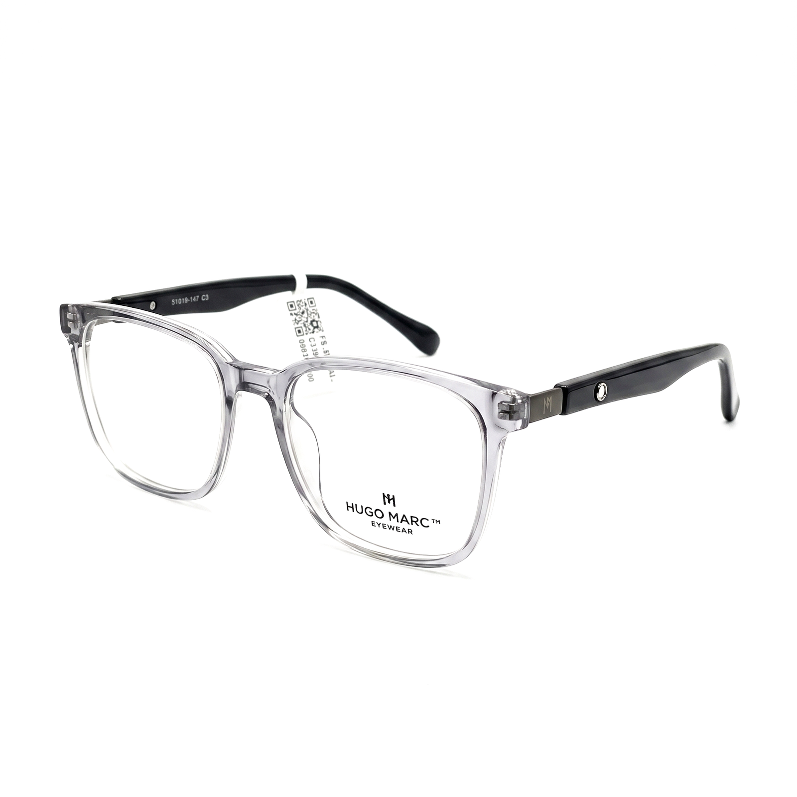HUGO MARC HM-1615 Full Rim Square Eyeglass Frame for Men