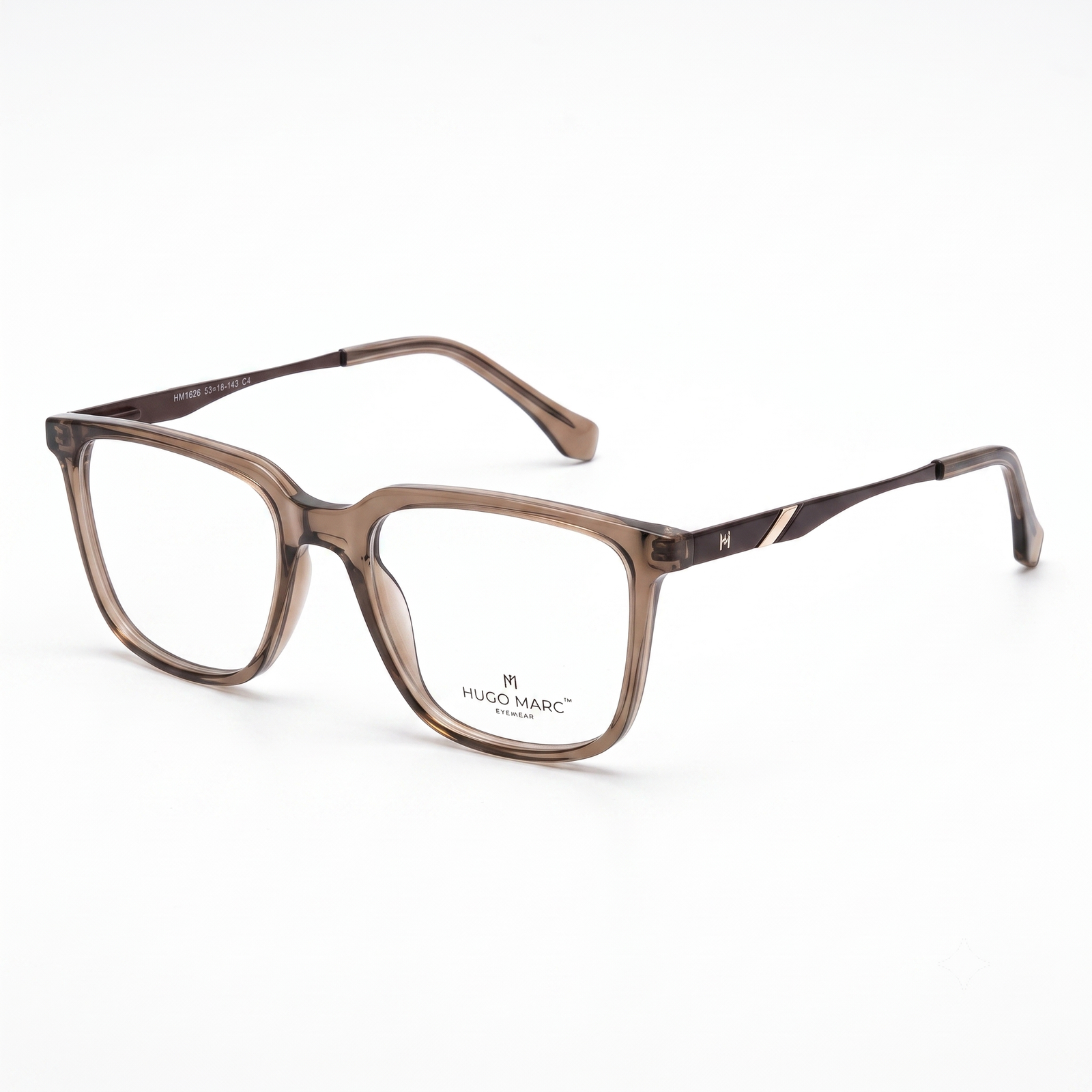 Hugo Marc HM-1626 Premium Square Full-Rim Eyeglasses for Men - Image 3