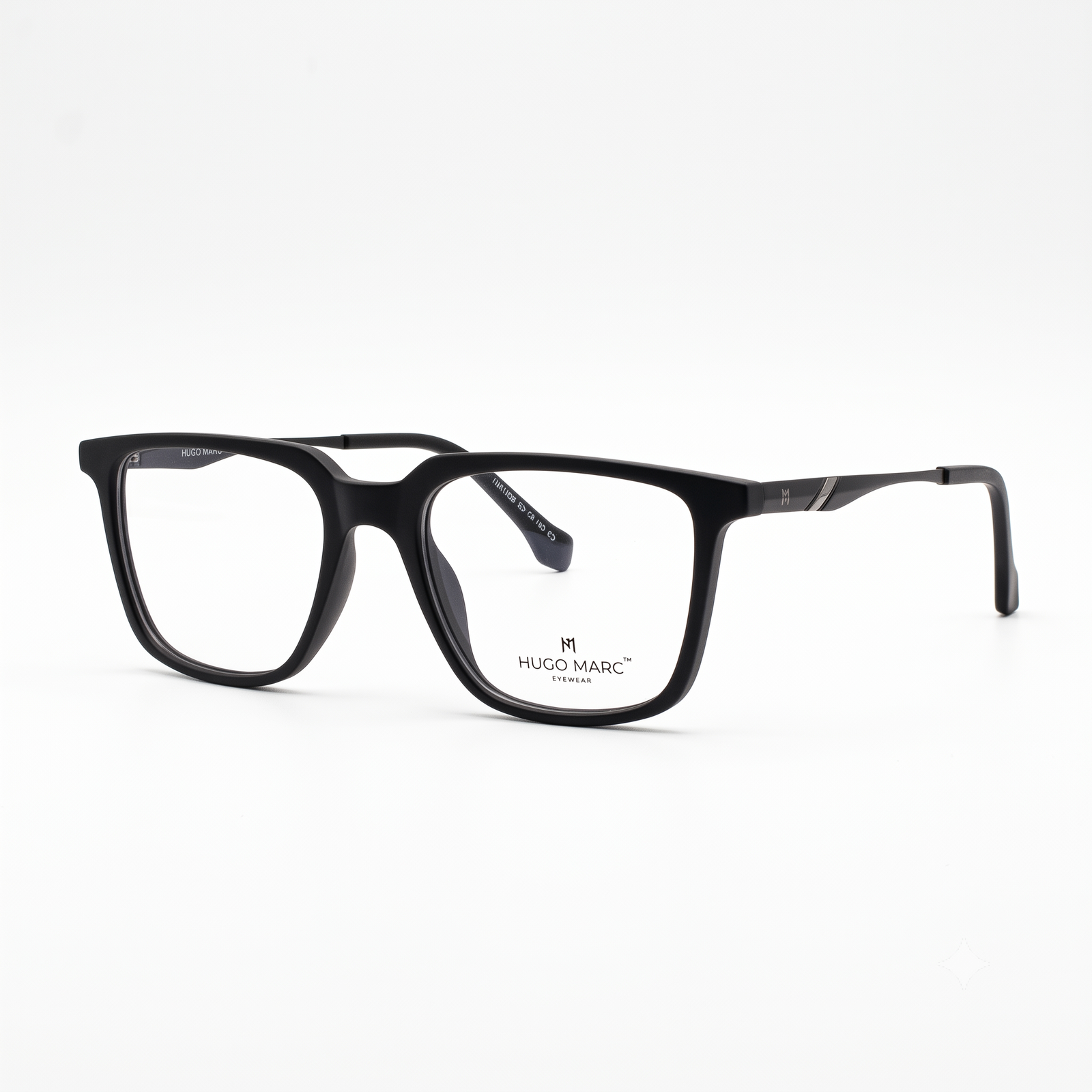 Hugo Marc HM-1626 Premium Square Full-Rim Eyeglasses for Men