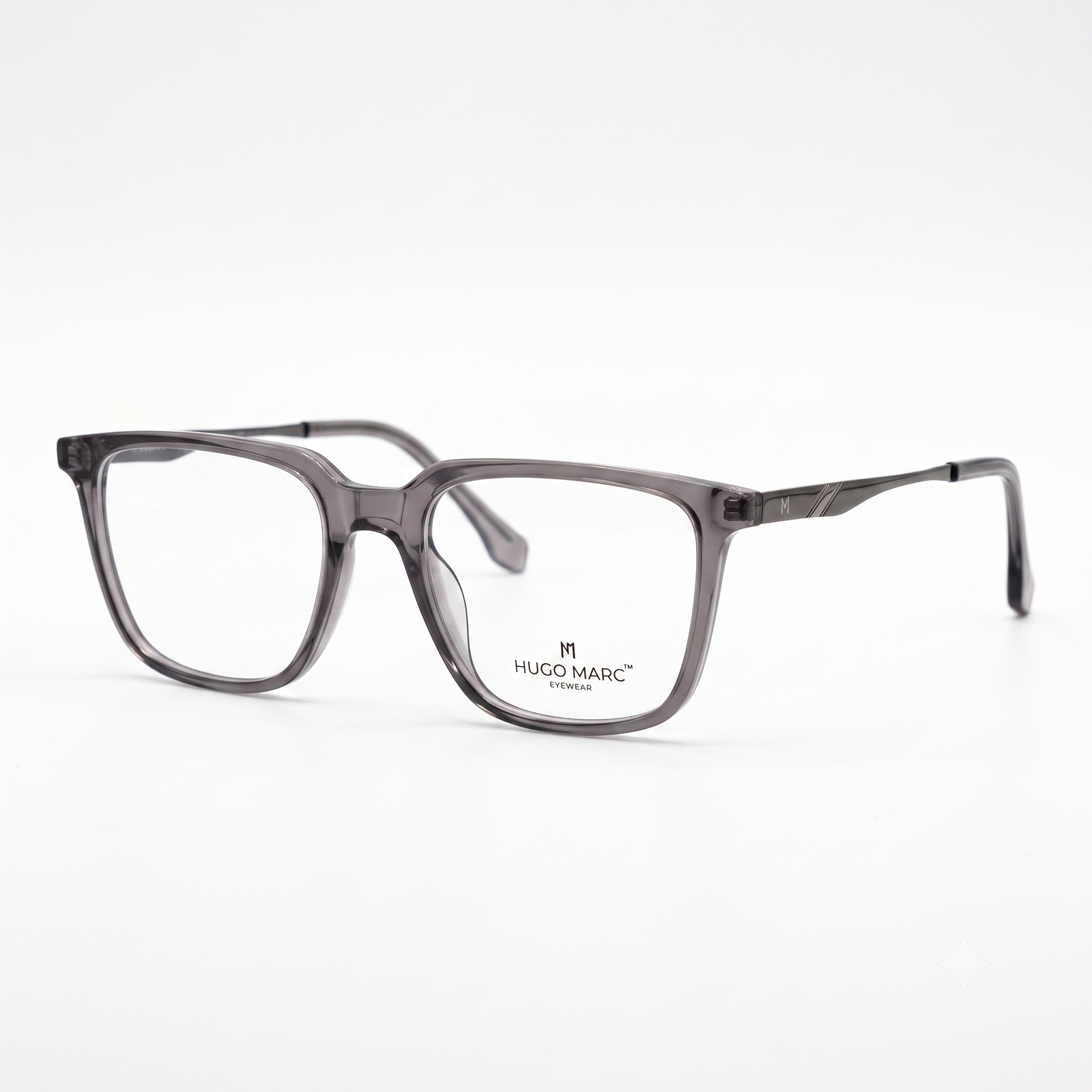 Hugo Marc HM-1626 Premium Square Full-Rim Eyeglasses for Men