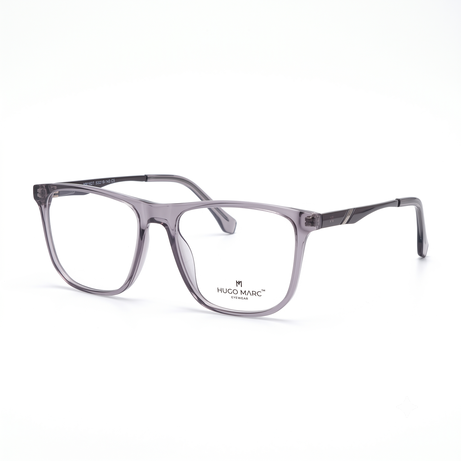 Hugo Marc HM-1627 Premium Square Full-Rim Eyeglasses for Men