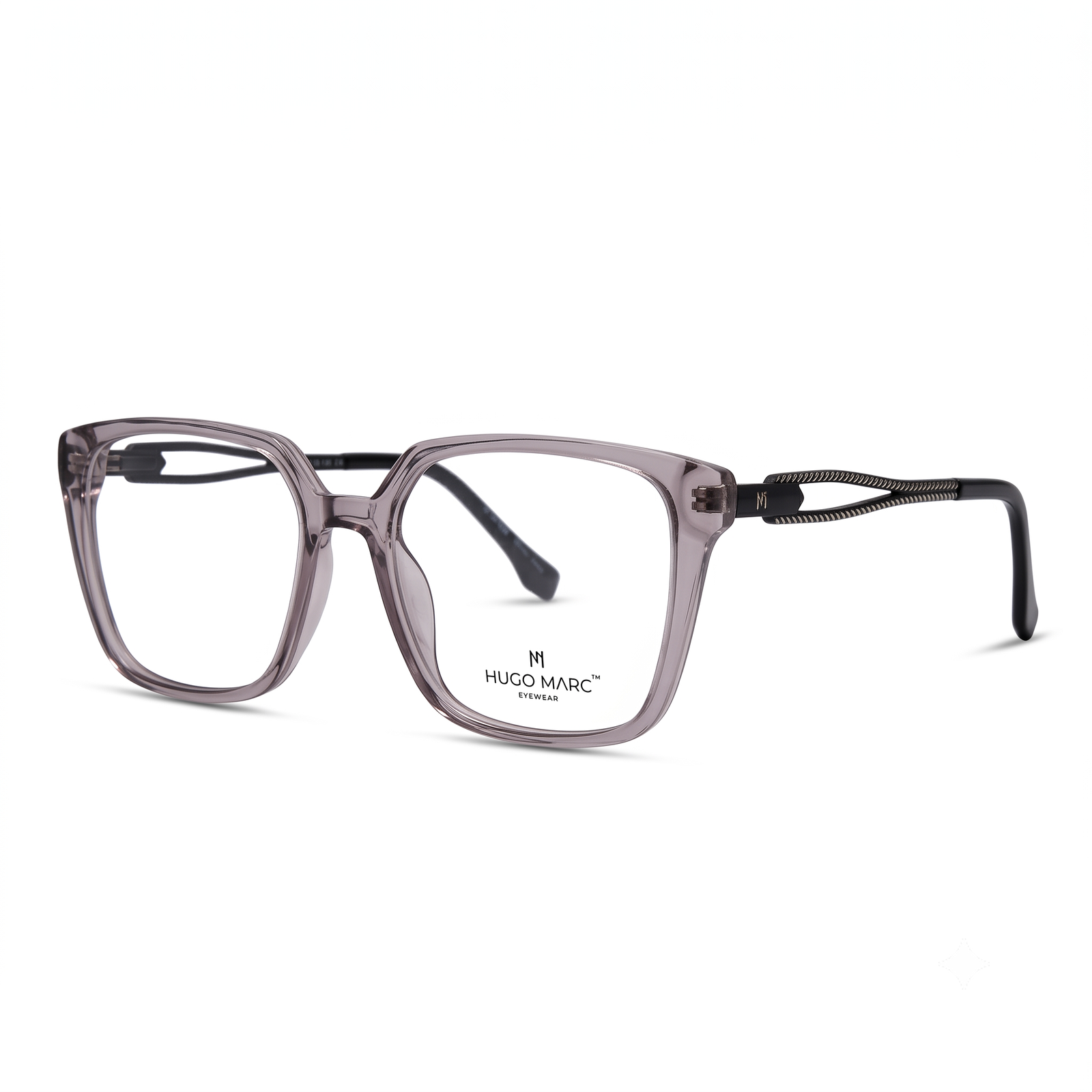 Hugo Marc HM-1631 Premium Full-Rim Square Eyeglasses for Women