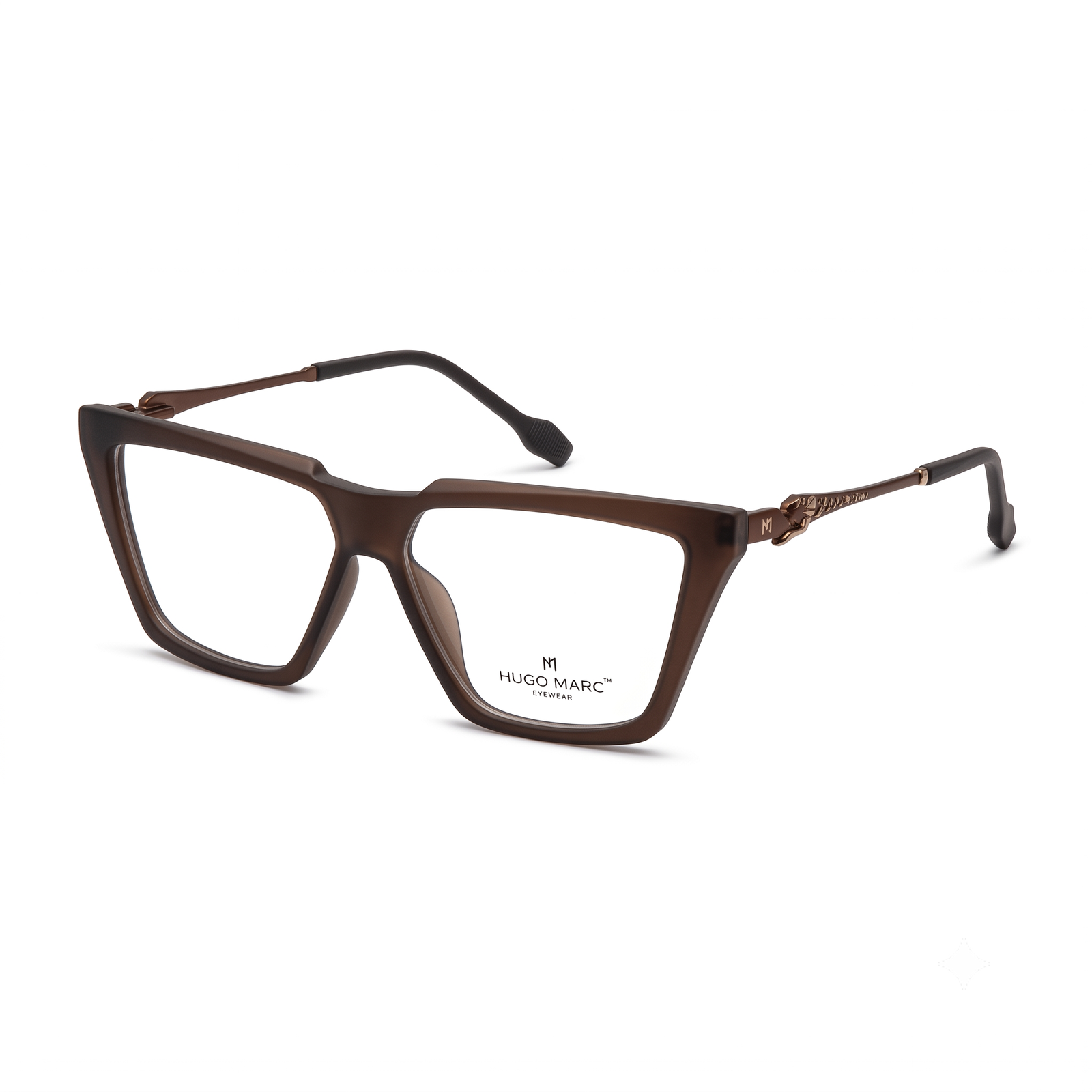 Hugo Marc HM-1634 Premium Square Full-Rim Eyeglasses for Men