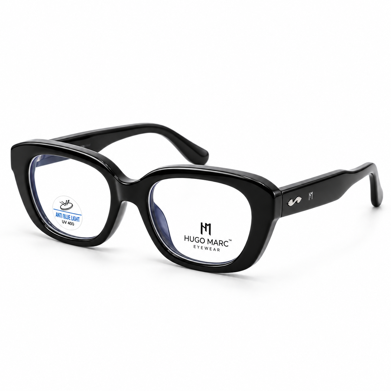 Hugo Marc HM-7136 Women’s Square Eyeglasses | Stylish Anti Blue Light Frame