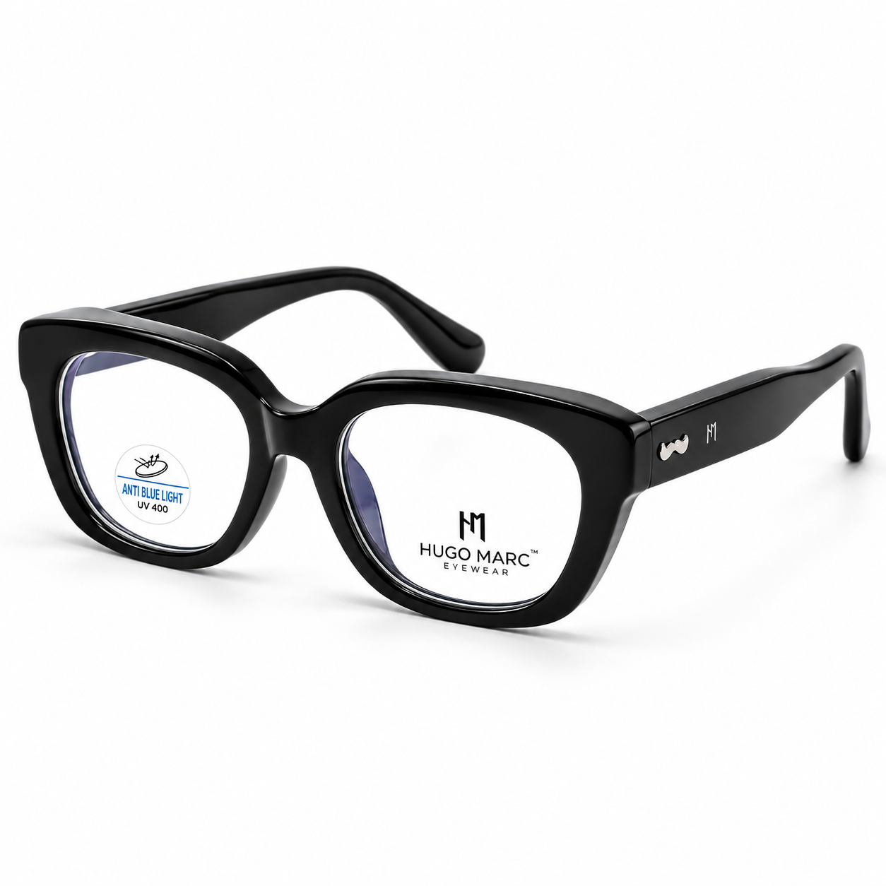 Hugo Marc HM-7154 Kids Rectangular Eyeglasses | Anti Blue Light UV 400