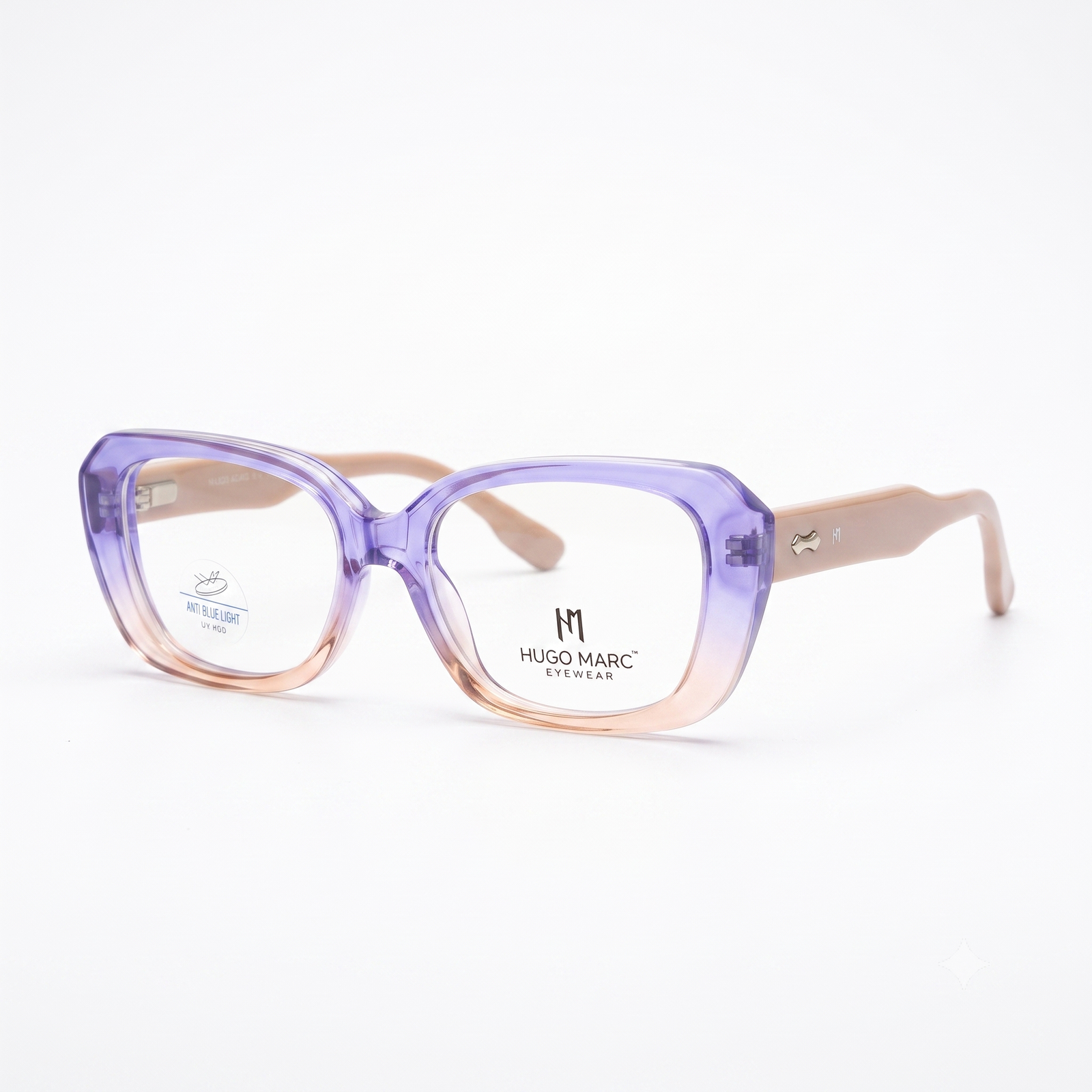Hugo Marc HM-7215 Kids Cat Eye Eyeglasses | Anti Blue Light UV 400