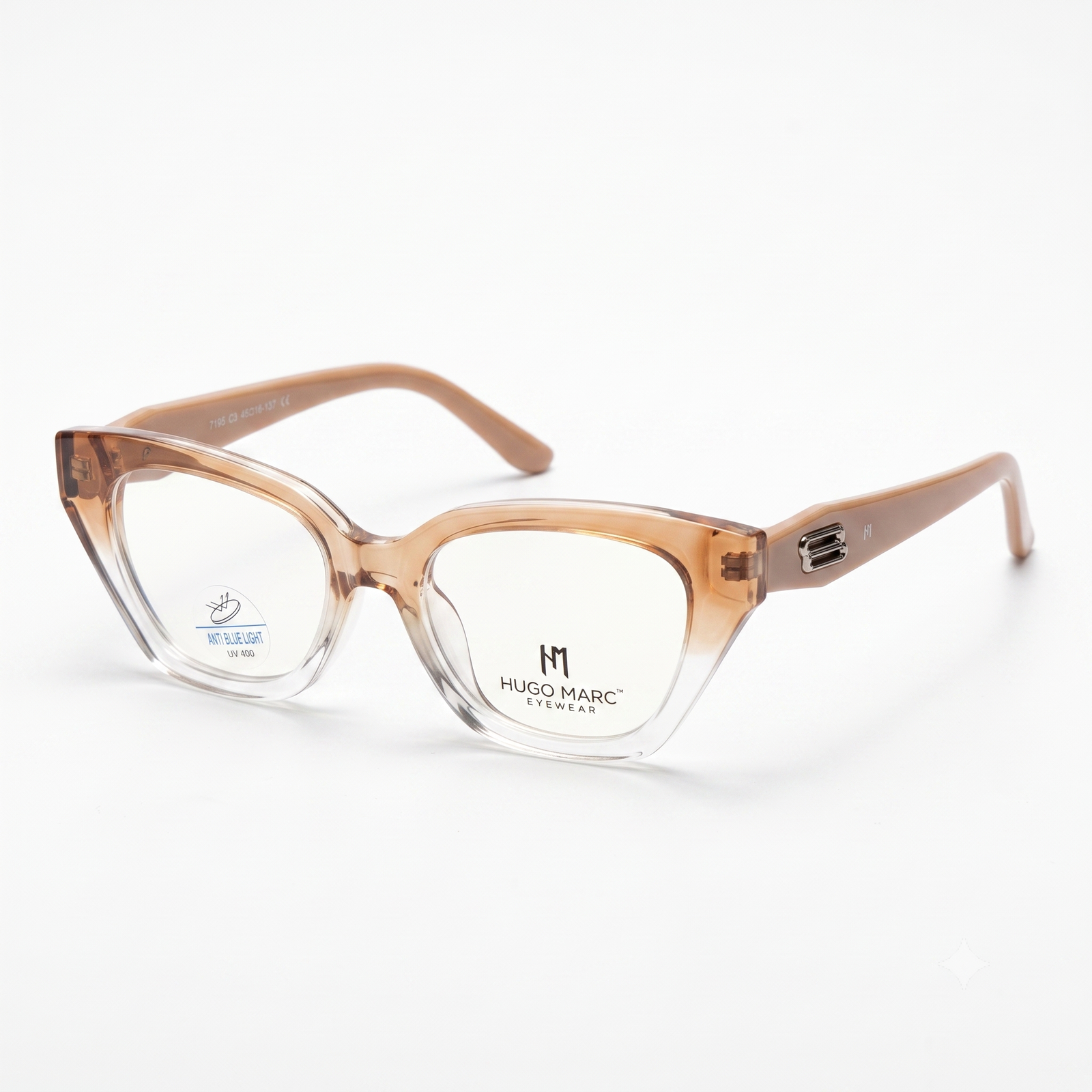 Hugo Marc HM-7195 Kids Cat Eye Eyeglasses | Anti Blue Light UV 400 - Image 5
