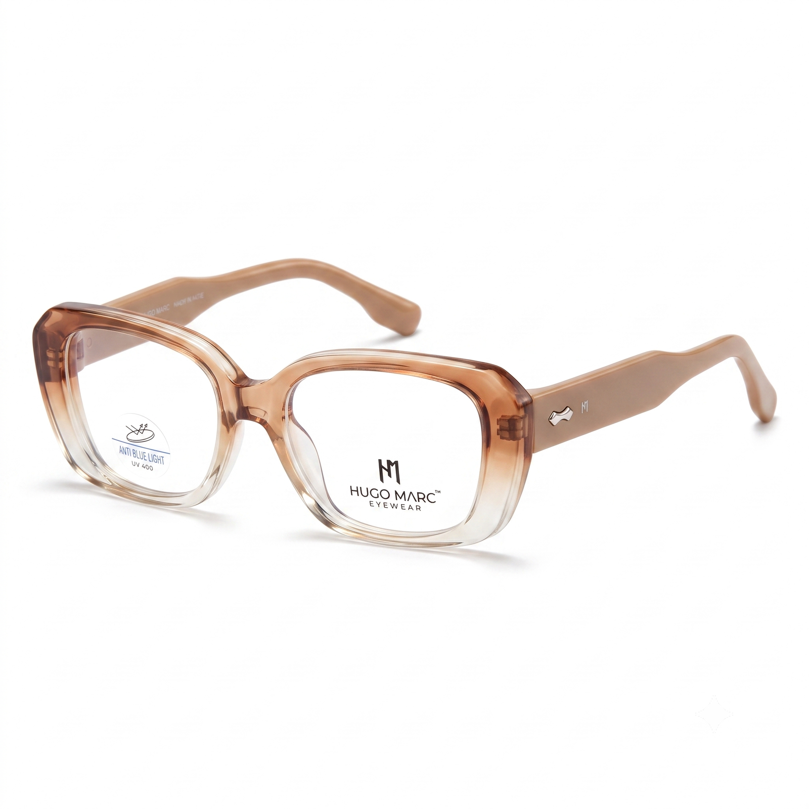 Hugo Marc HM-7215 Kids Cat Eye Eyeglasses | Anti Blue Light UV 400