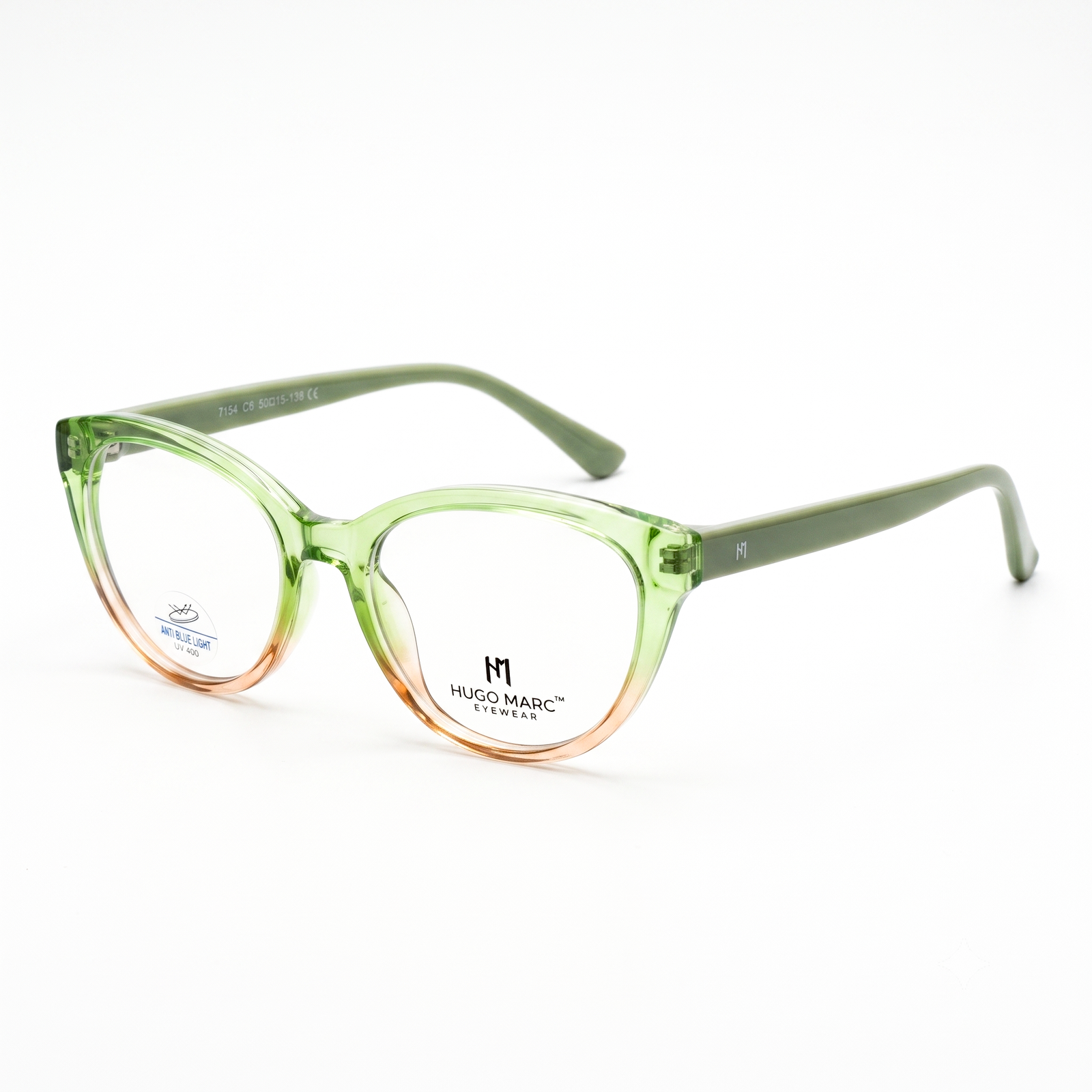 Hugo Marc HM-7154 Kids Rectangular Eyeglasses | Anti Blue Light UV 400