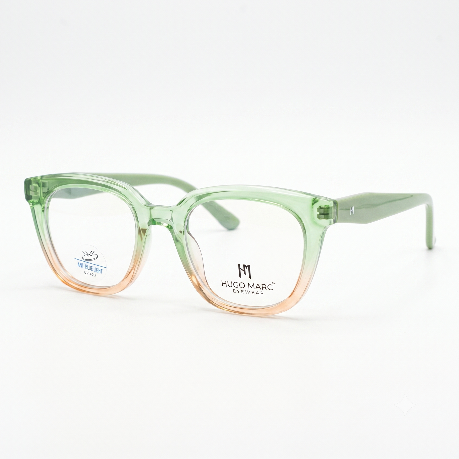 Hugo Marc HM-7136 Women’s Square Eyeglasses | Stylish Anti Blue Light Frame