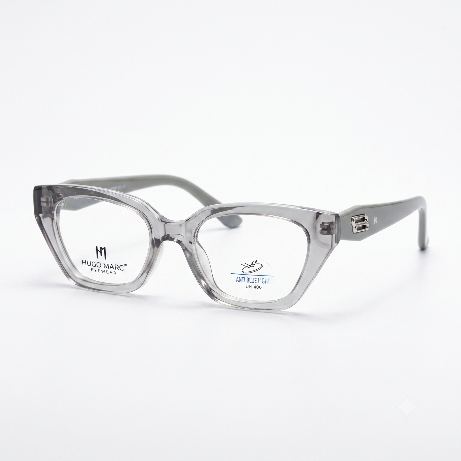 Hugo Marc HM-7195 Kids Cat Eye Eyeglasses | Anti Blue Light UV 400