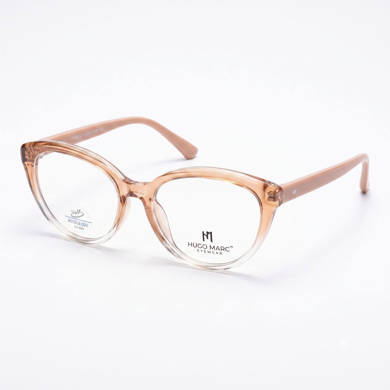 Hugo Marc HM-7154 Kids Rectangular Eyeglasses | Anti Blue Light UV 400 - Image 3