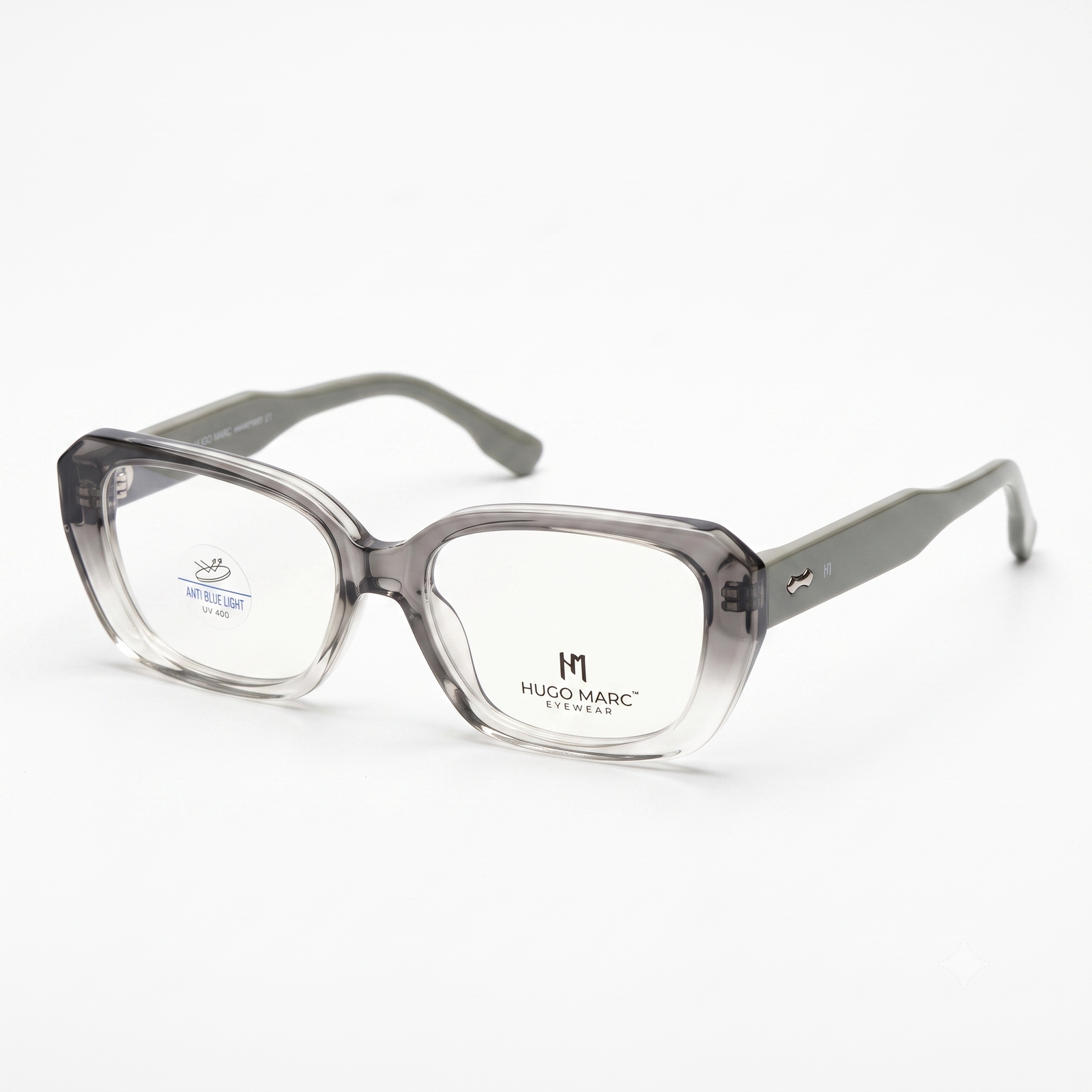 Hugo Marc HM-7215 Kids Cat Eye Eyeglasses | Anti Blue Light UV 400