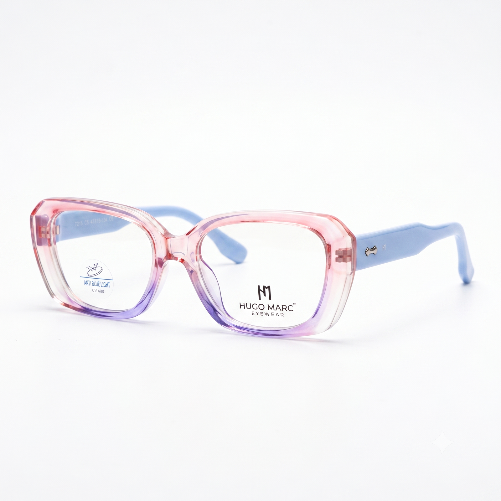 Hugo Marc HM-7215 Kids Cat Eye Eyeglasses | Anti Blue Light UV 400
