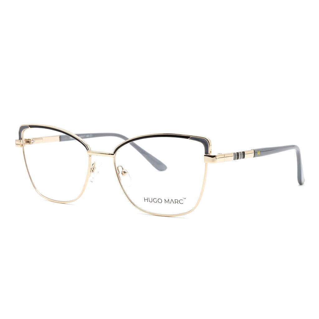 Hugo Marc HM-1571 Women’s Rose Gold Full-Rim Fashion Eyeglasses