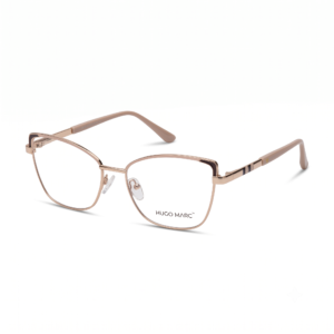 Hugo Marc HM-1571 Women’s Rose Gold Full-Rim Fashion Eyeglasses